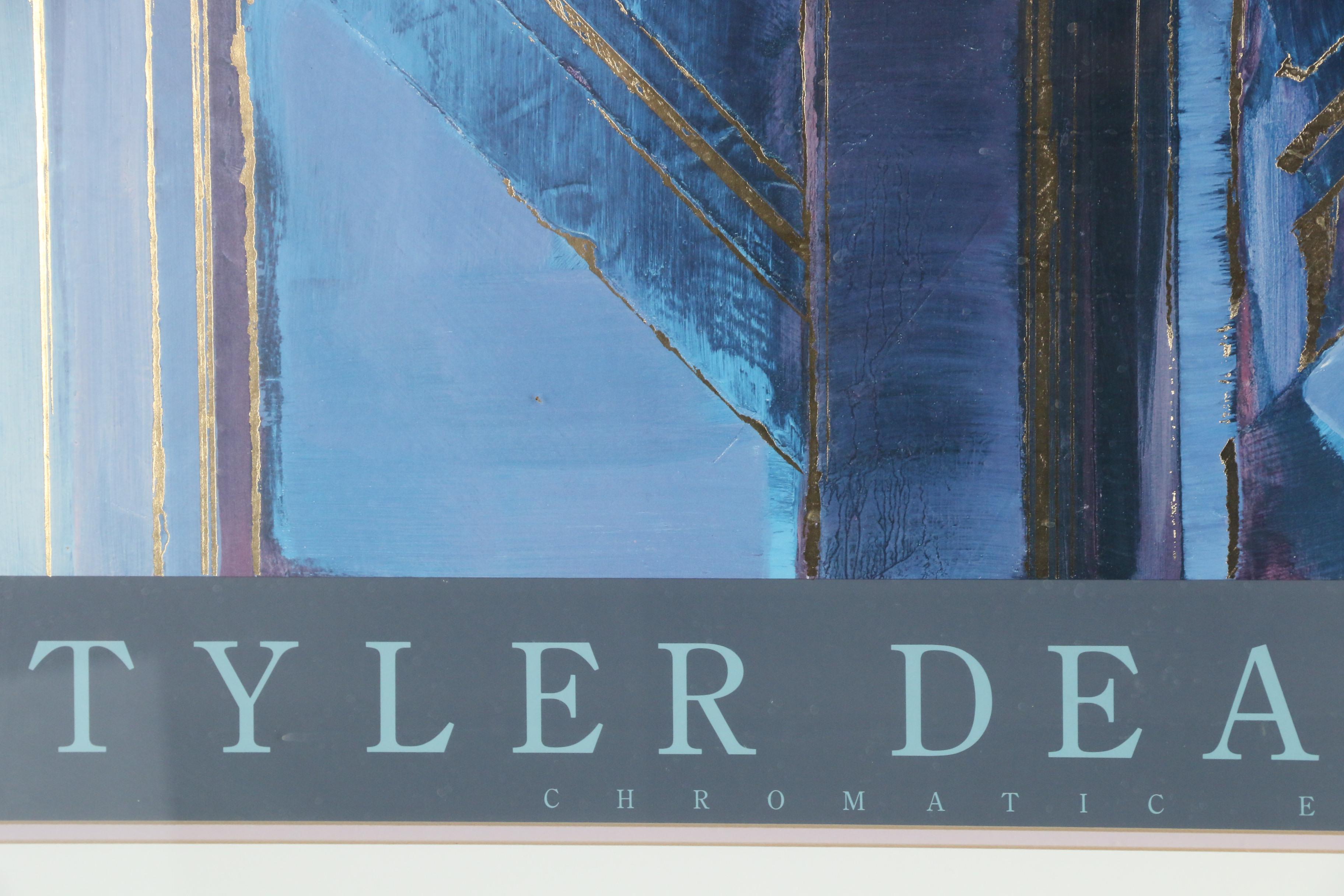 Offset Lithograph Exhibition Poster after Tyler Dean "Chromatic Elevations"