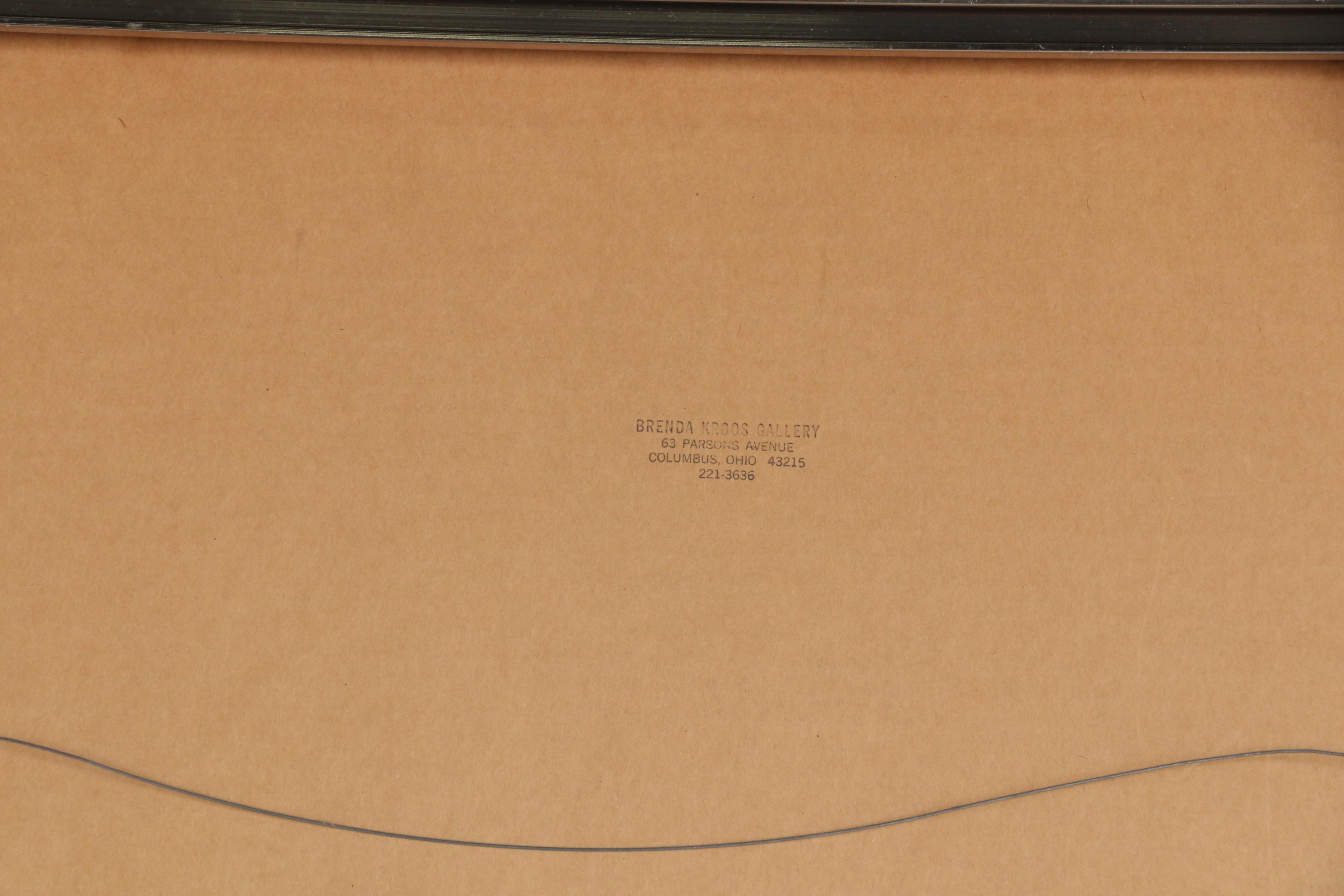 Offset Lithograph Exhibition Poster after Tyler Dean "Chromatic Elevations"