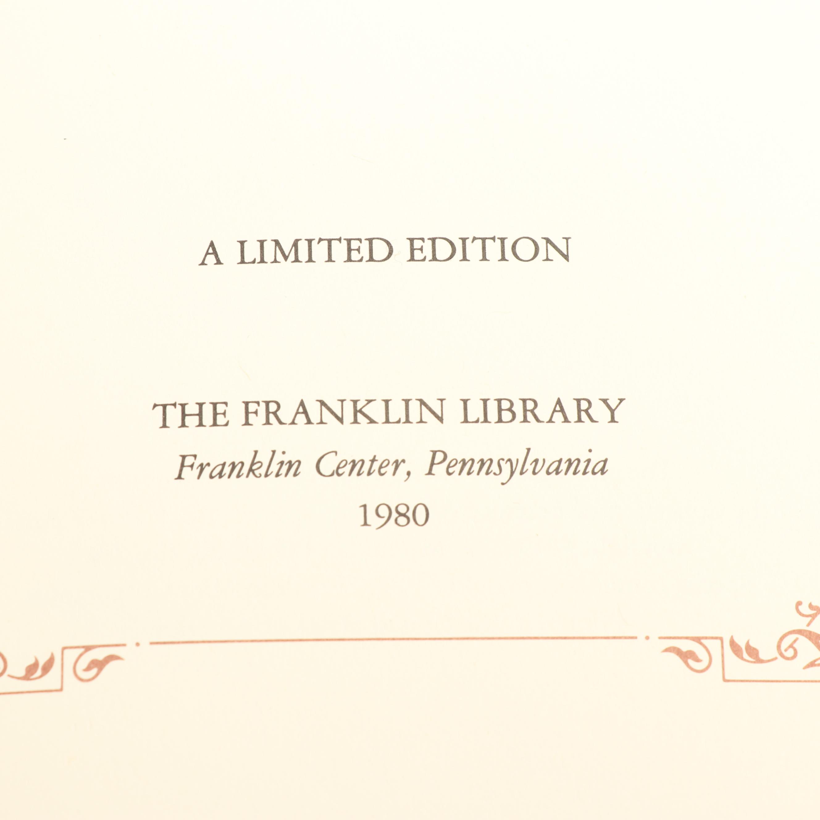 Franklin Library Editions of Classic Books Including "Basic Works" by Freud