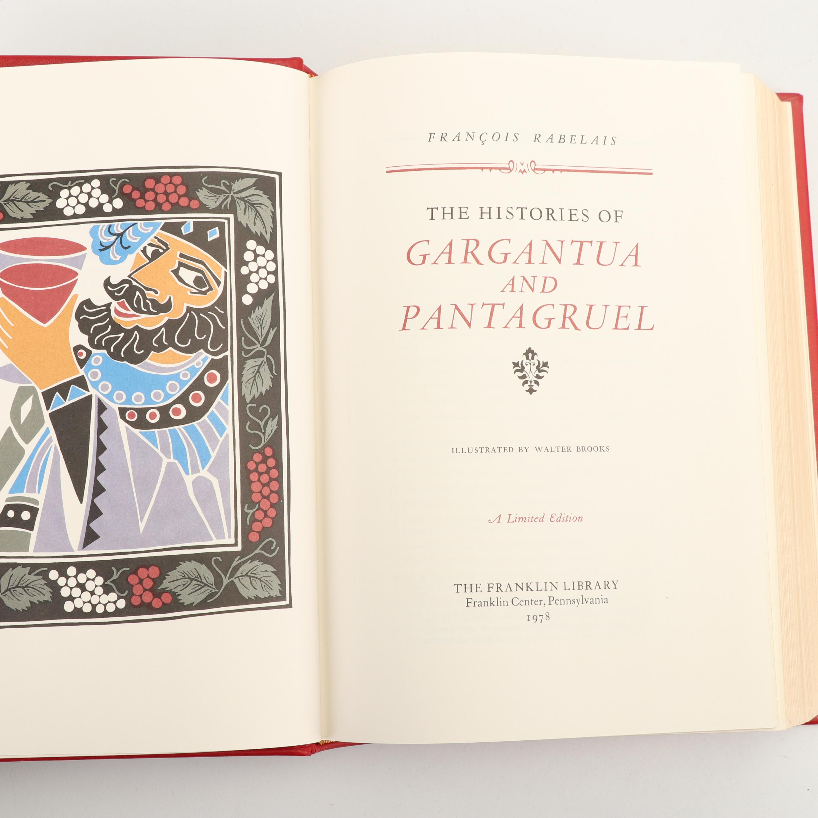 Franklin Library Editions of Classic Books Including "Basic Works" by Freud