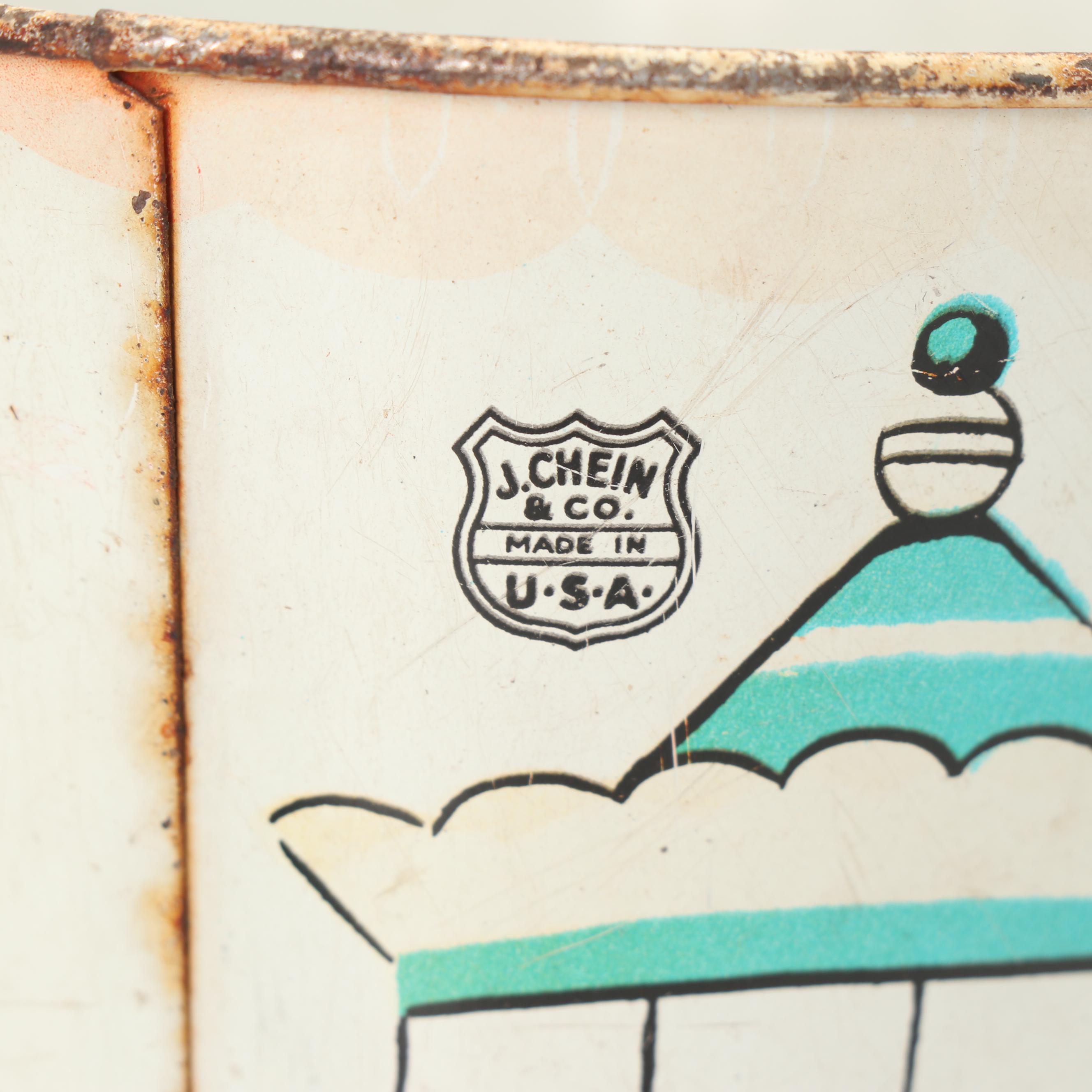 Metal Beach Pails and Shovels