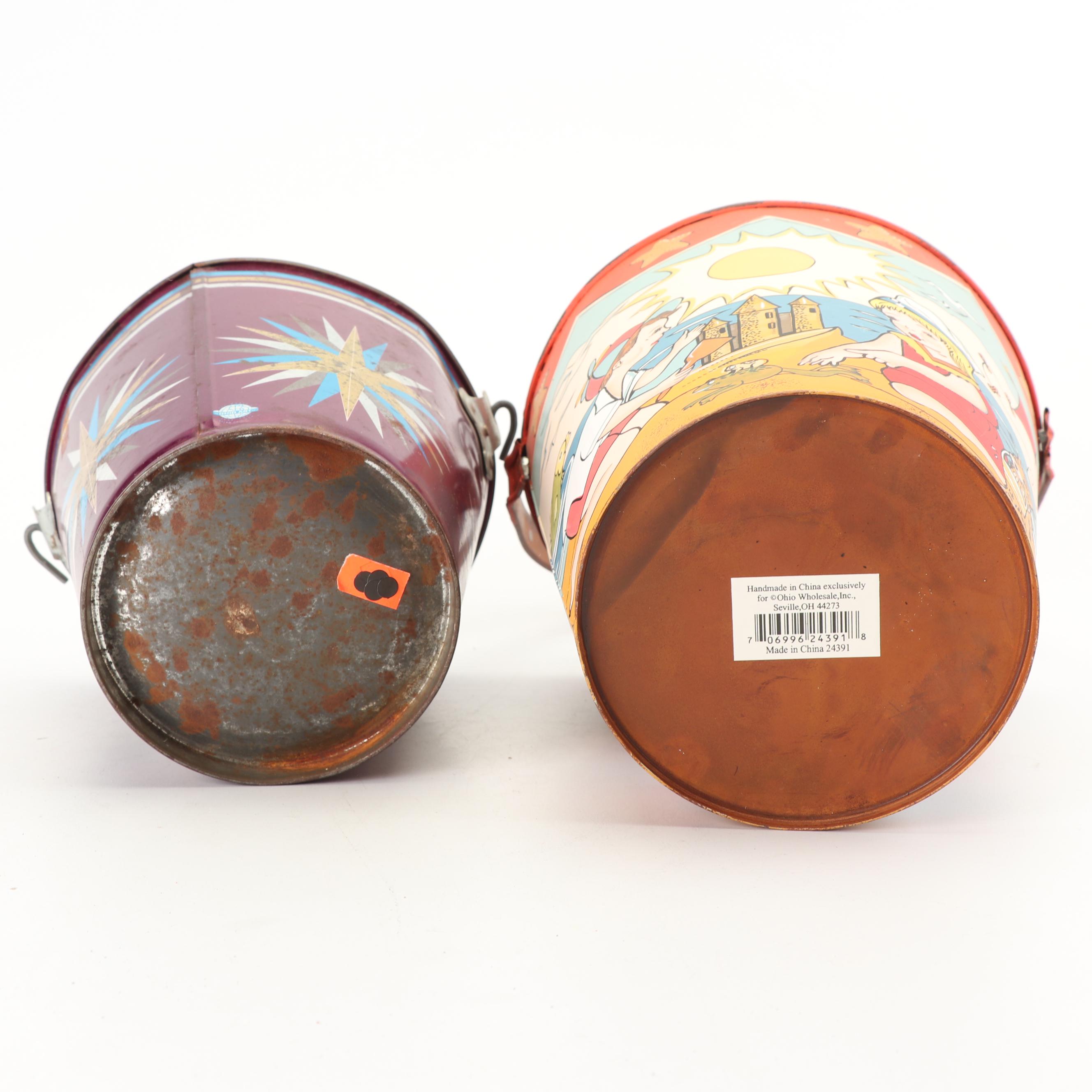 Metal Beach Pails and Shovels EBTH