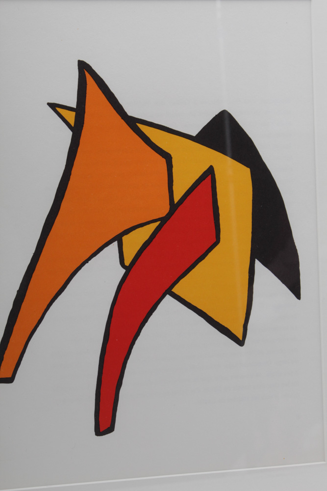 Alexander Calder Lithograph for "Derriere Le Miroir"