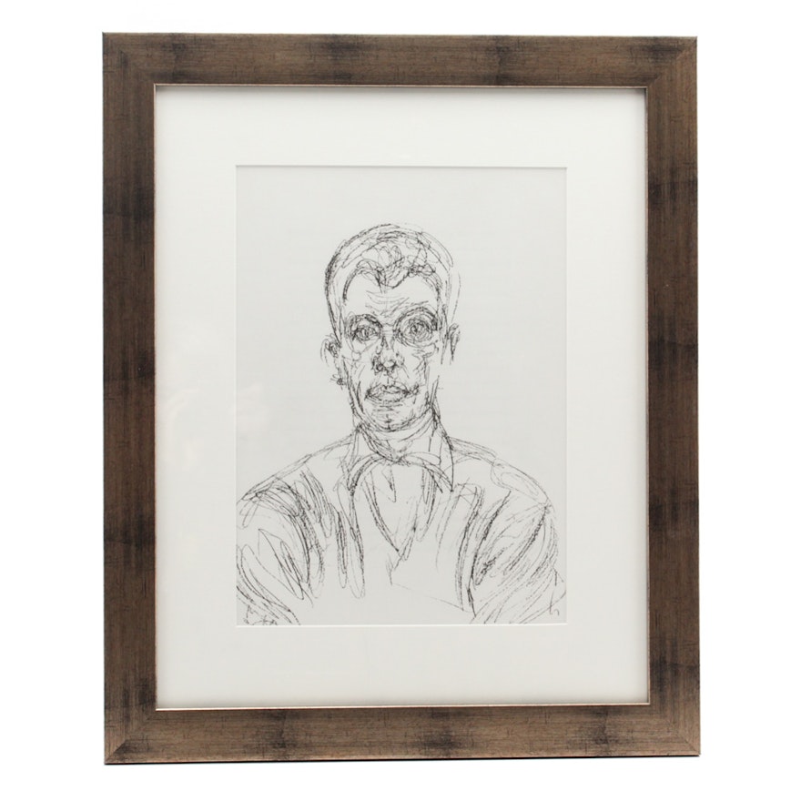 Alberto Giacometti Lithograph from "Derriere le Miroir"