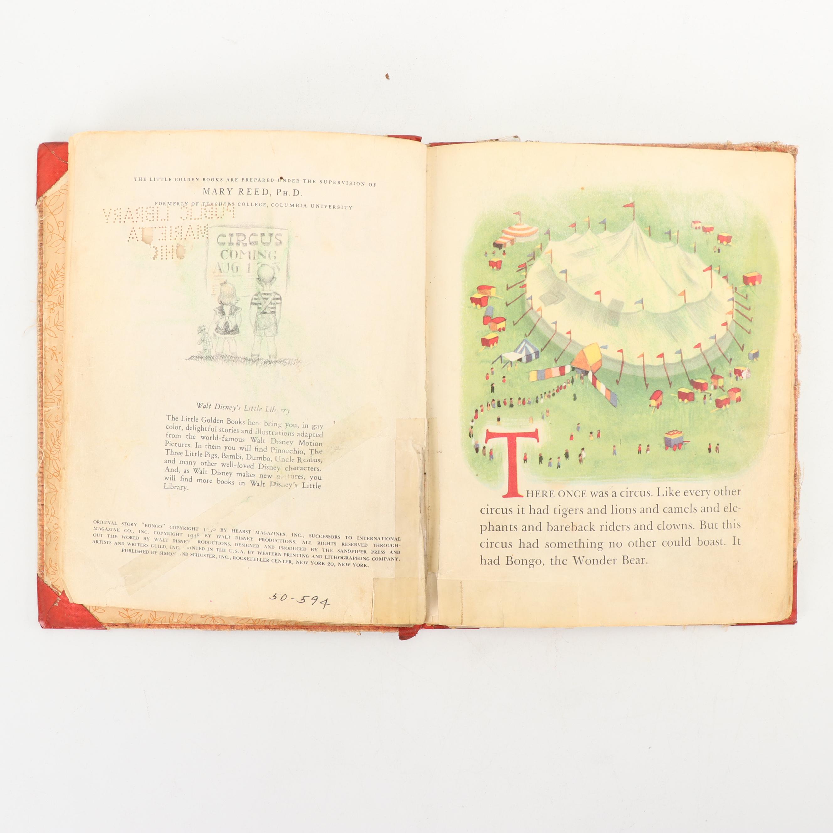 Walt Disney Children's Books, Mid 20th Century