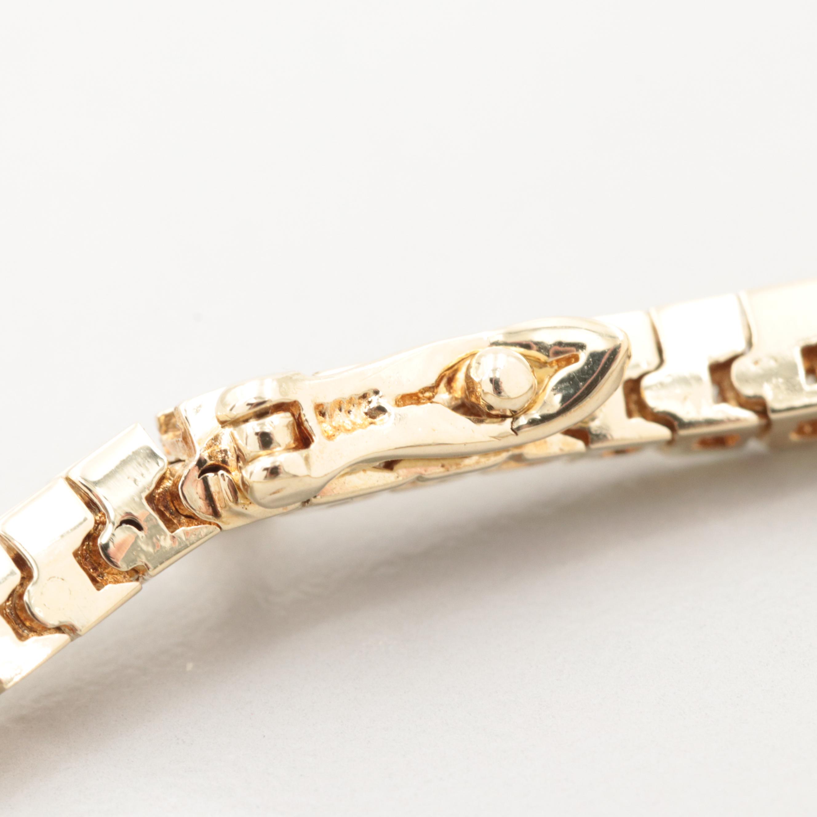 14K Yellow Gold 3.00 CTW Diamond Bracelet