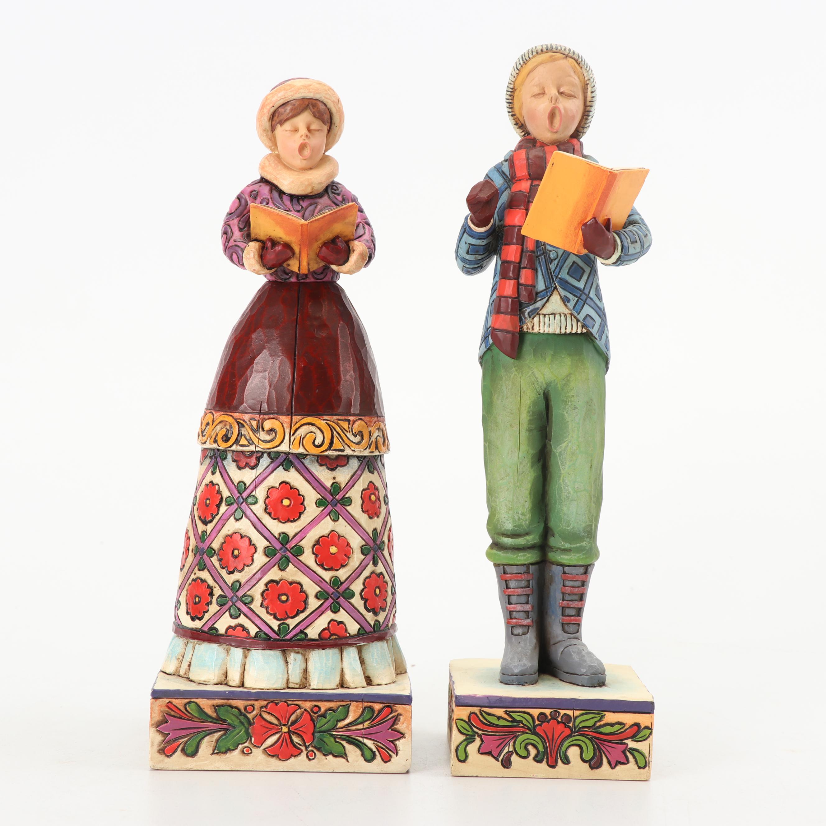 Jim Shore Heartwood Creek Caroling Children Figurines
