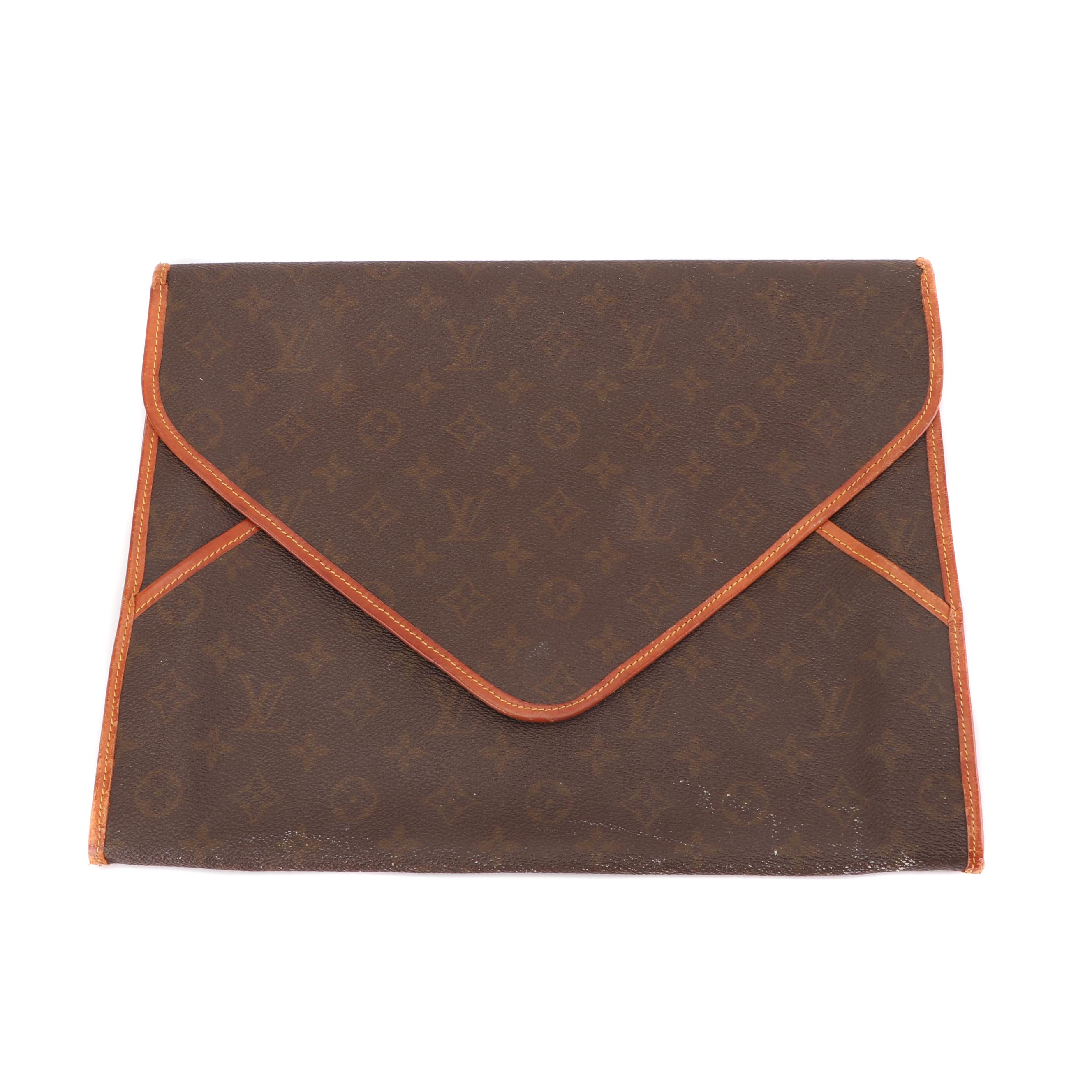 Louis Vuitton Monogram Canvas Envelope Clutch