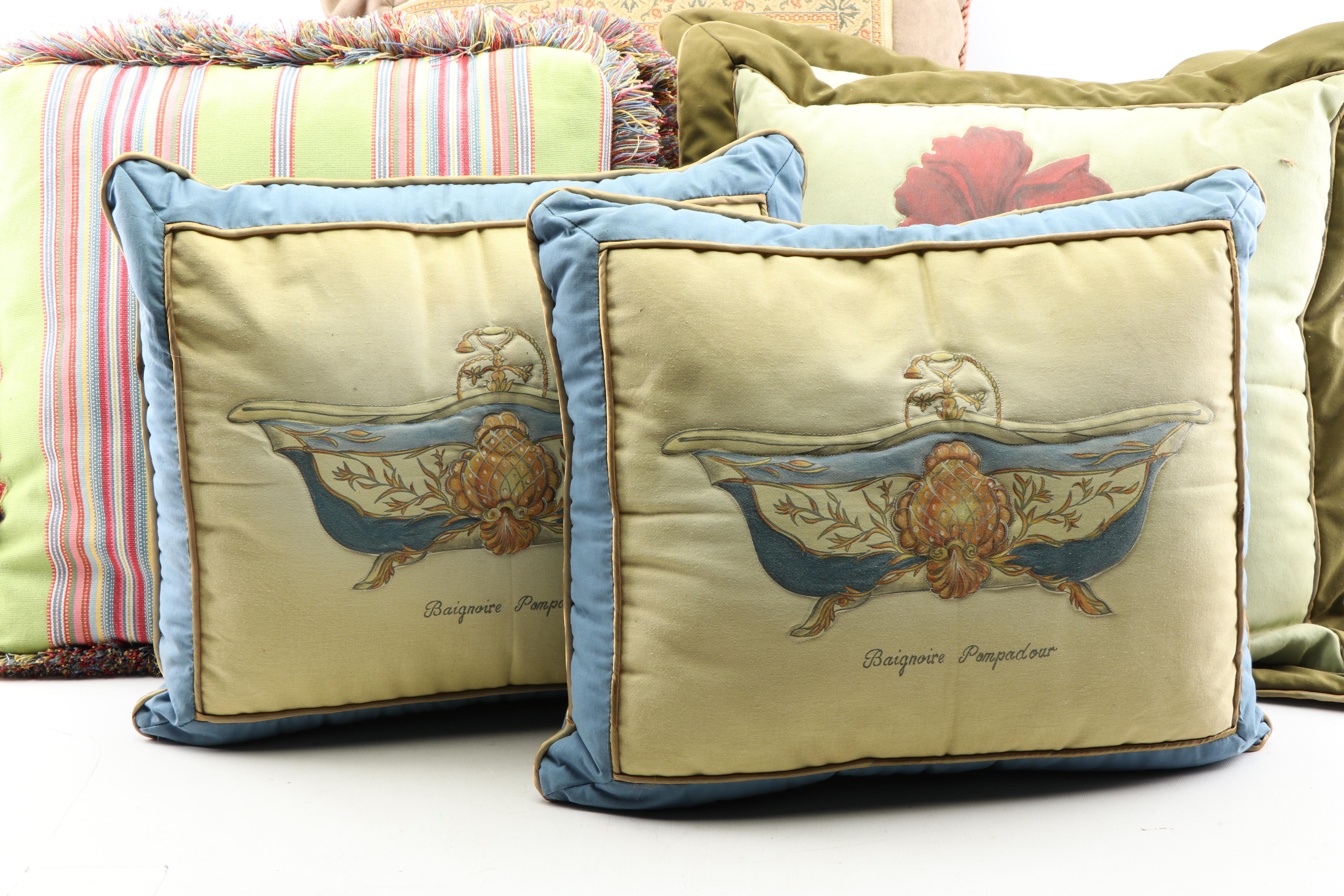 Contemporary Accent Pillows Including Ashford Court