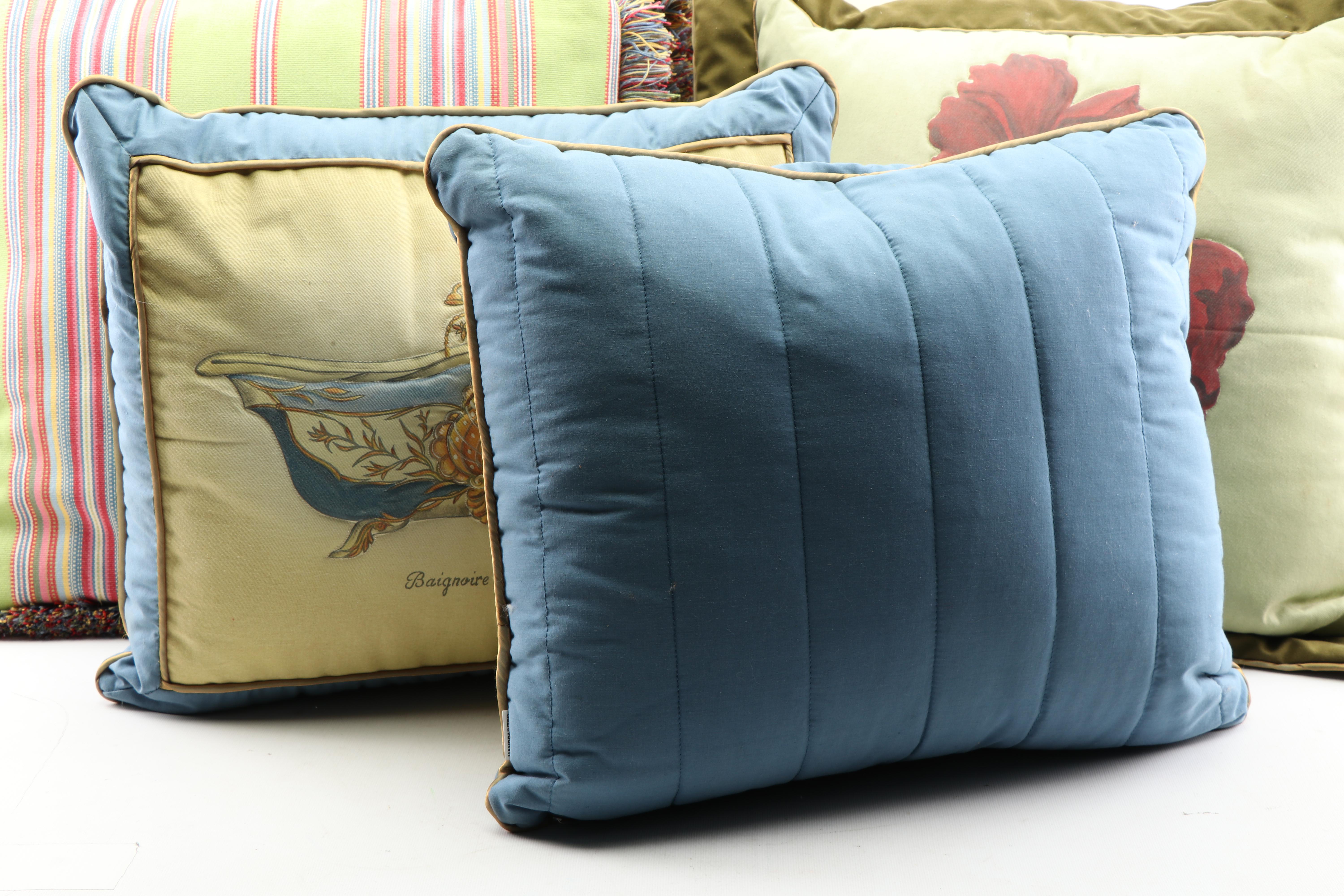 Contemporary Accent Pillows Including Ashford Court