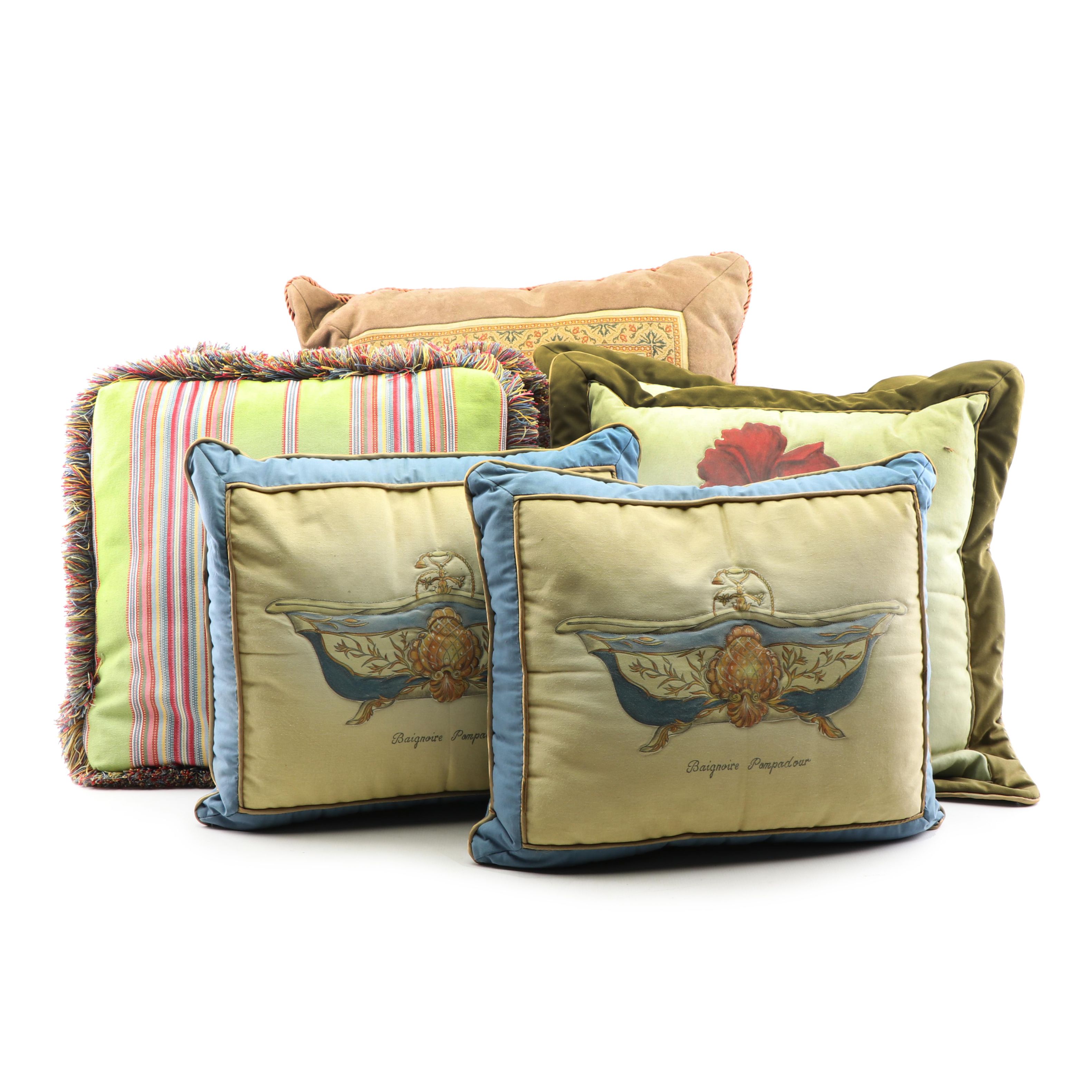 Contemporary Accent Pillows Including Ashford Court