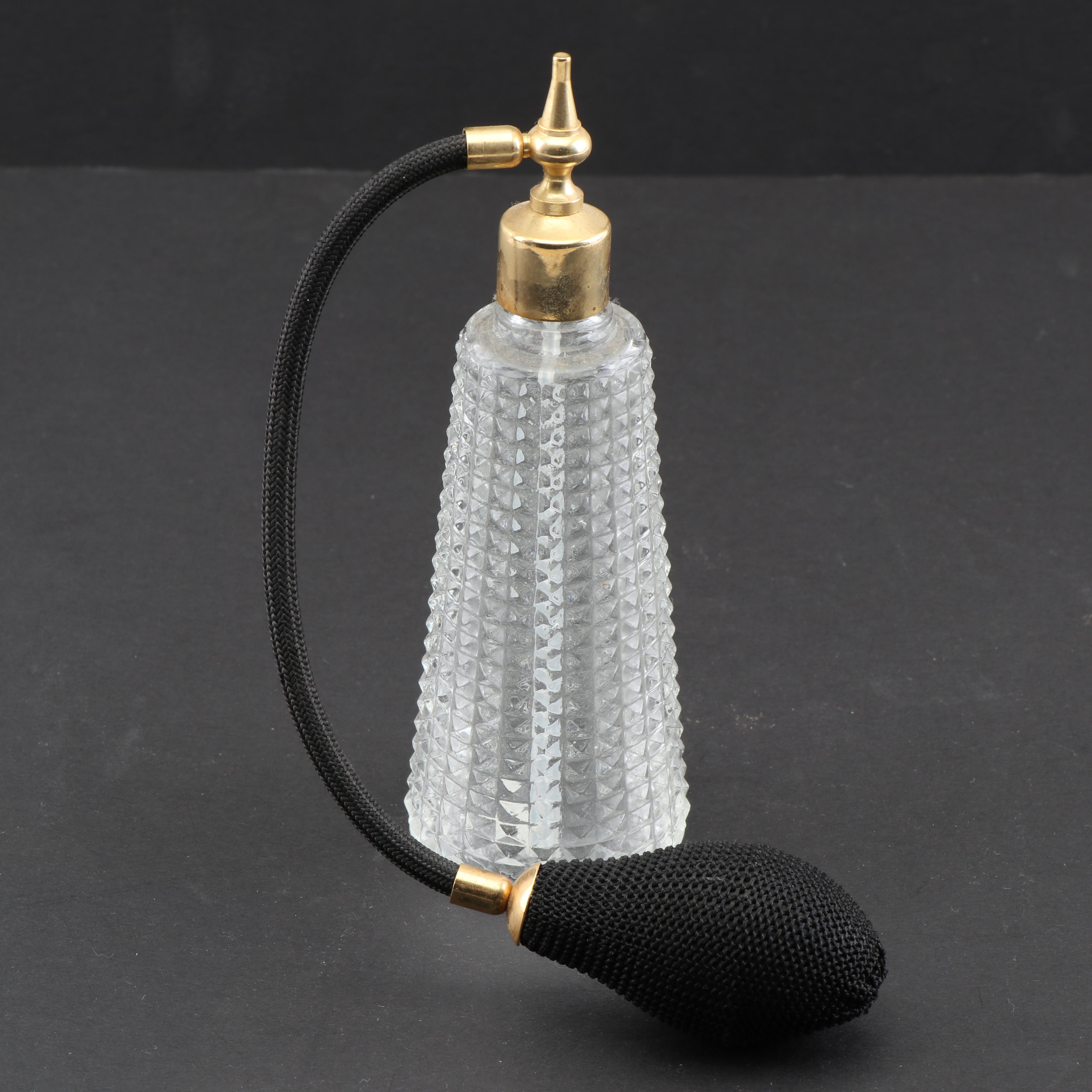 Glassworks Flower Vases with Crystal Barware, Atomizer, and Ring Holder