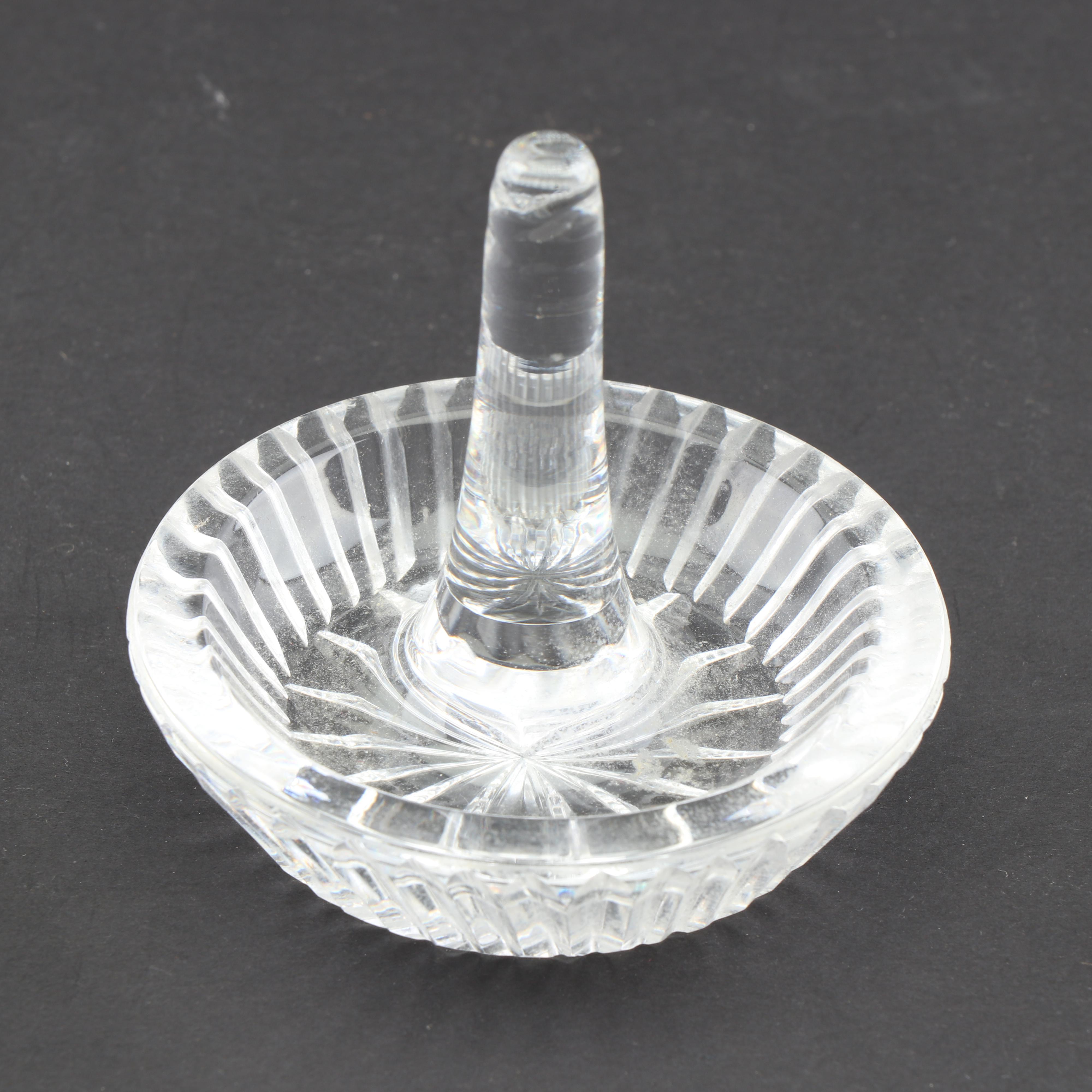 Glassworks Flower Vases with Crystal Barware, Atomizer, and Ring Holder