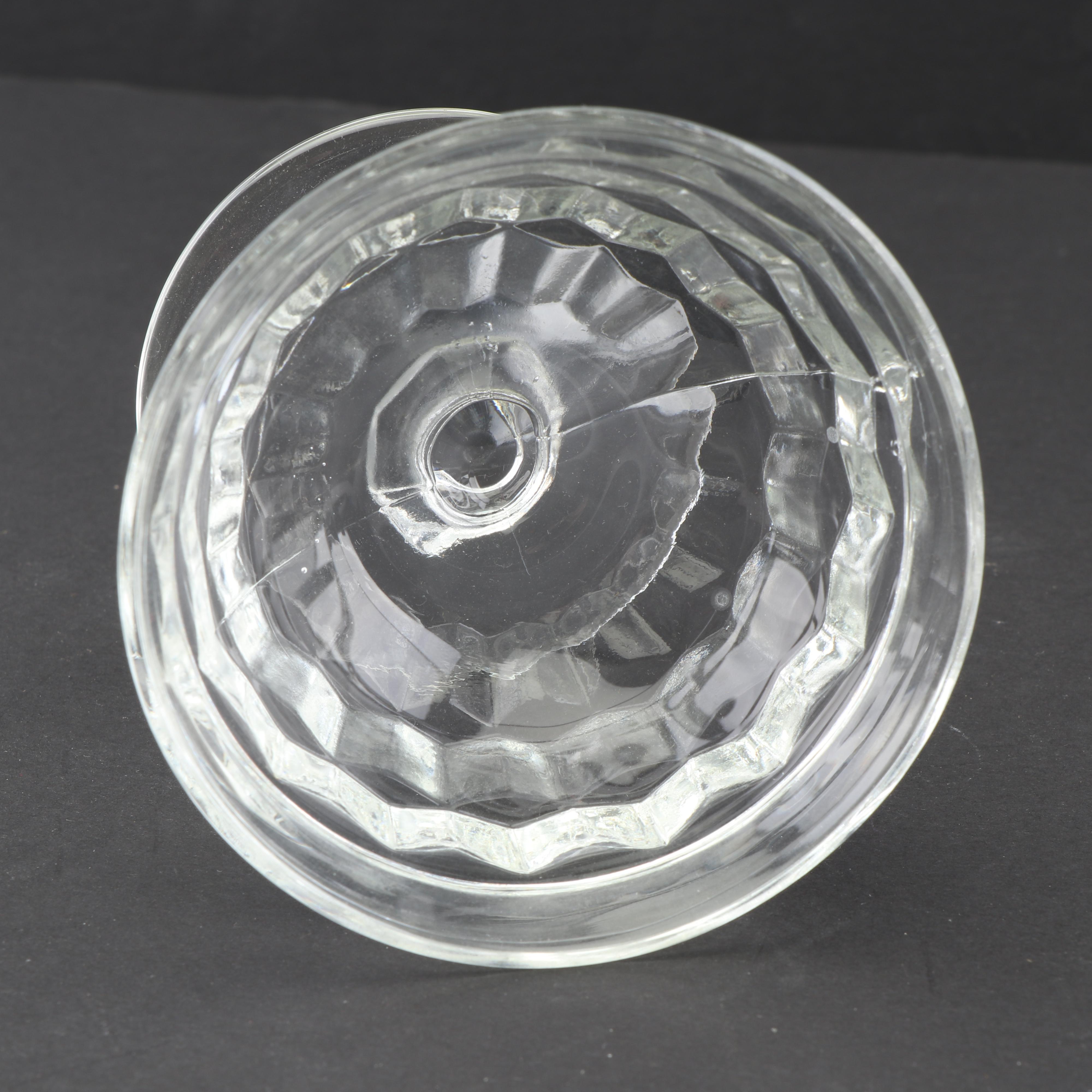 Vintage Fostoria Style Pressed Glass Sherbets
