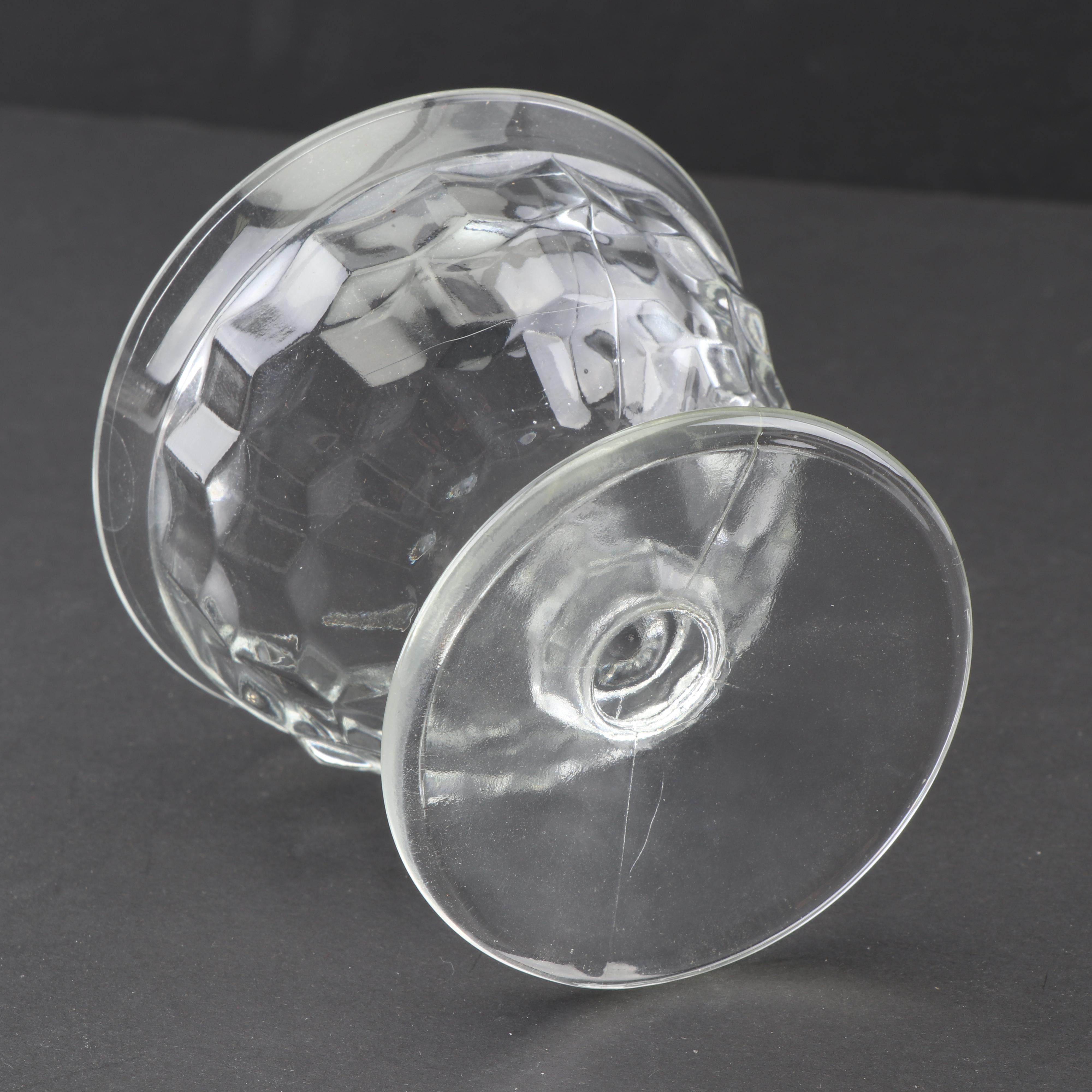 Vintage Fostoria Style Pressed Glass Sherbets