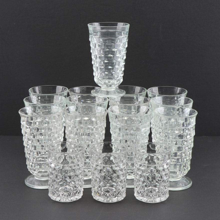 Fostoria "American Clear" Iced Tea Glasses and Tumblers