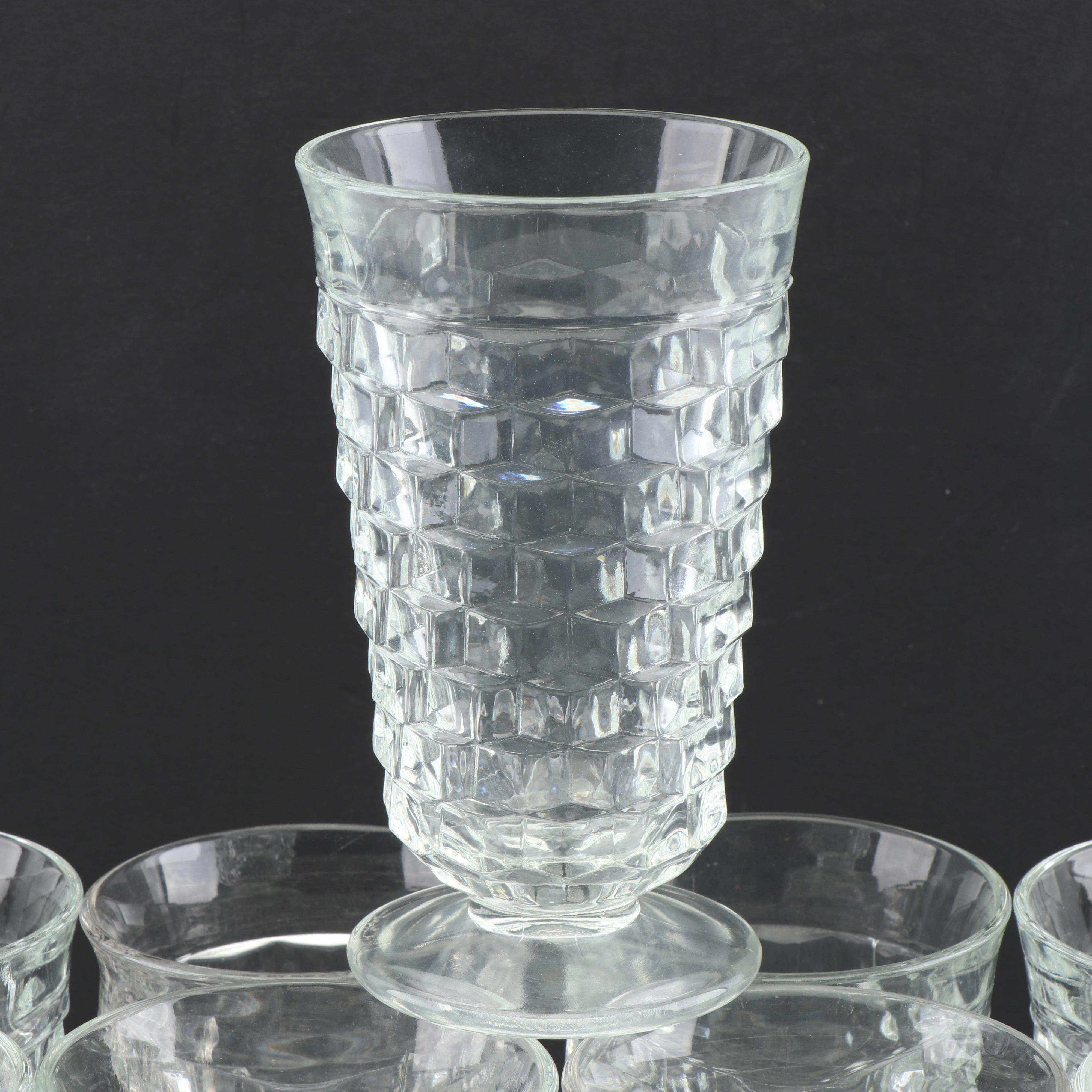 Fostoria "American Clear" Iced Tea Glasses and Tumblers