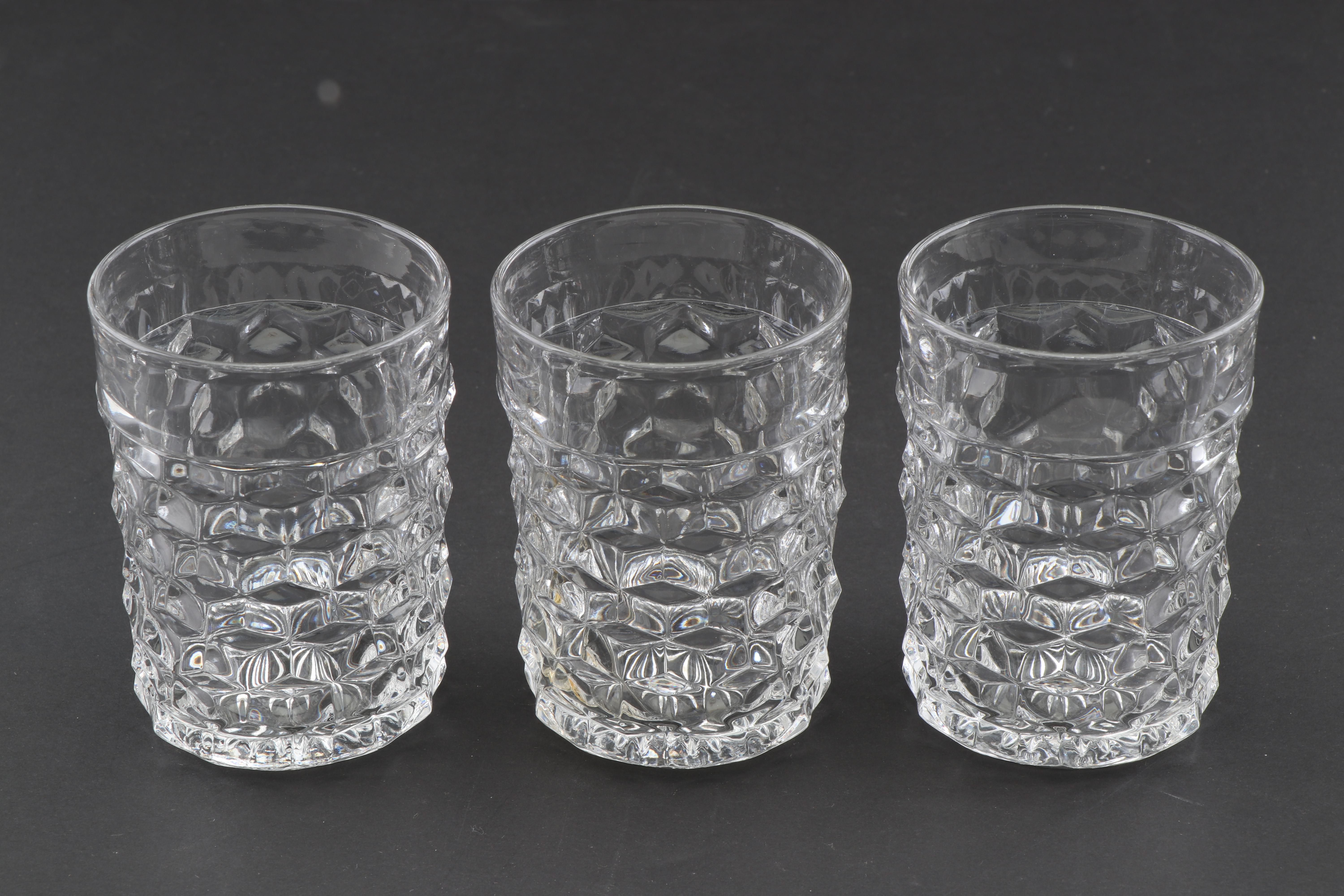 Fostoria "American Clear" Iced Tea Glasses and Tumblers