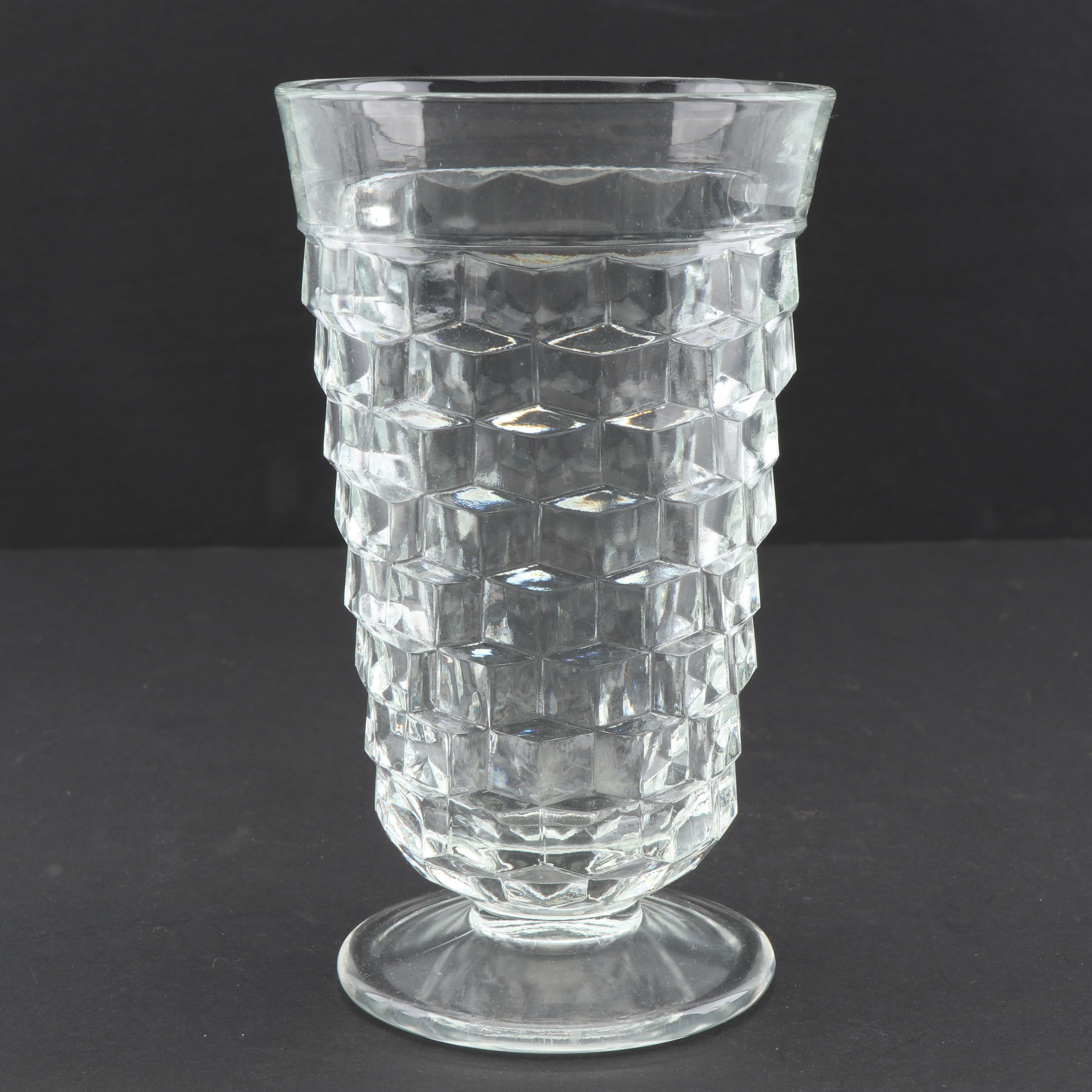 Fostoria "American Clear" Iced Tea Glasses and Tumblers