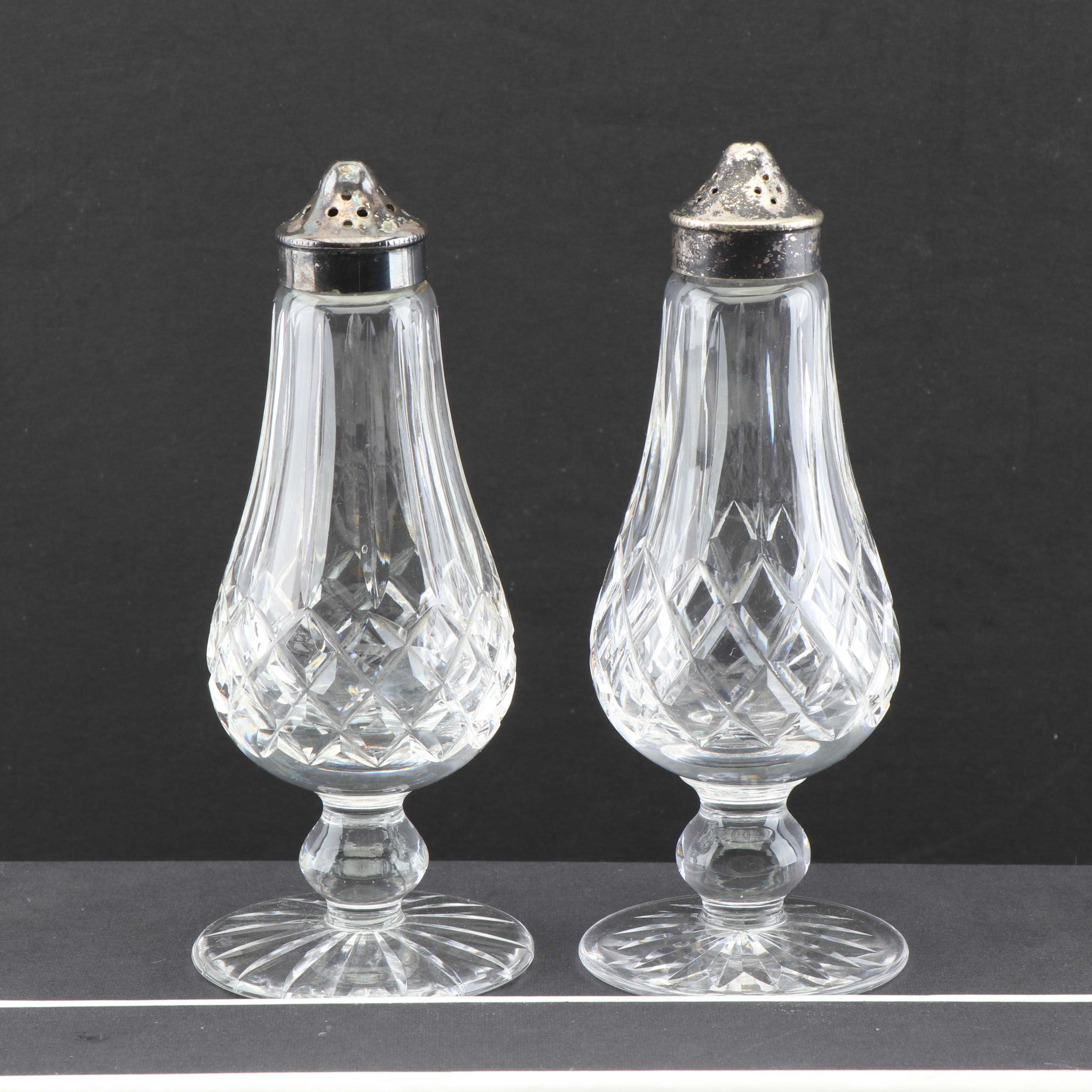 Waterford Crystal "Lismore" Celery Dish, Relish Dish, and Other Tableware