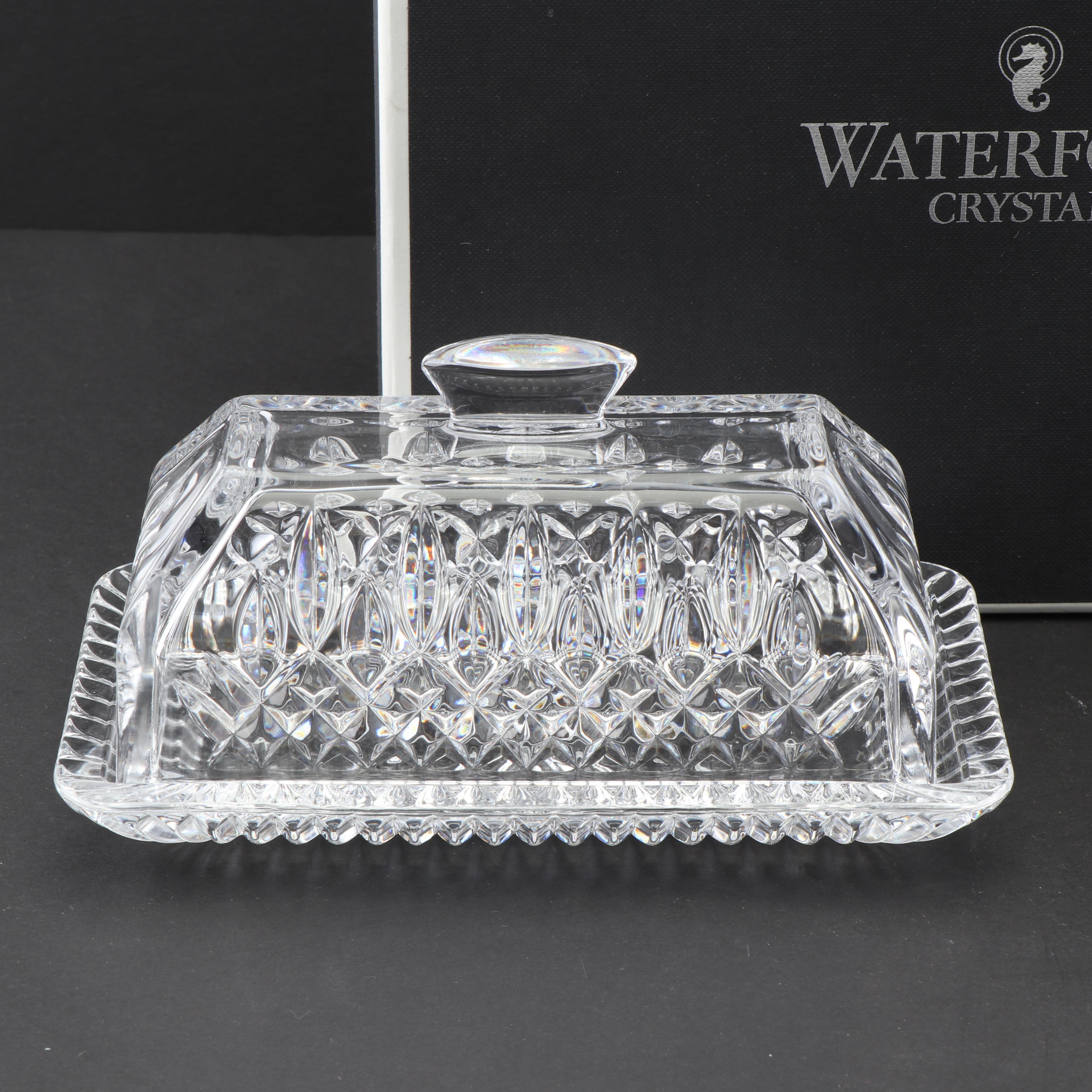Waterford Crystal "Lismore" Celery Dish, Relish Dish, and Other Tableware