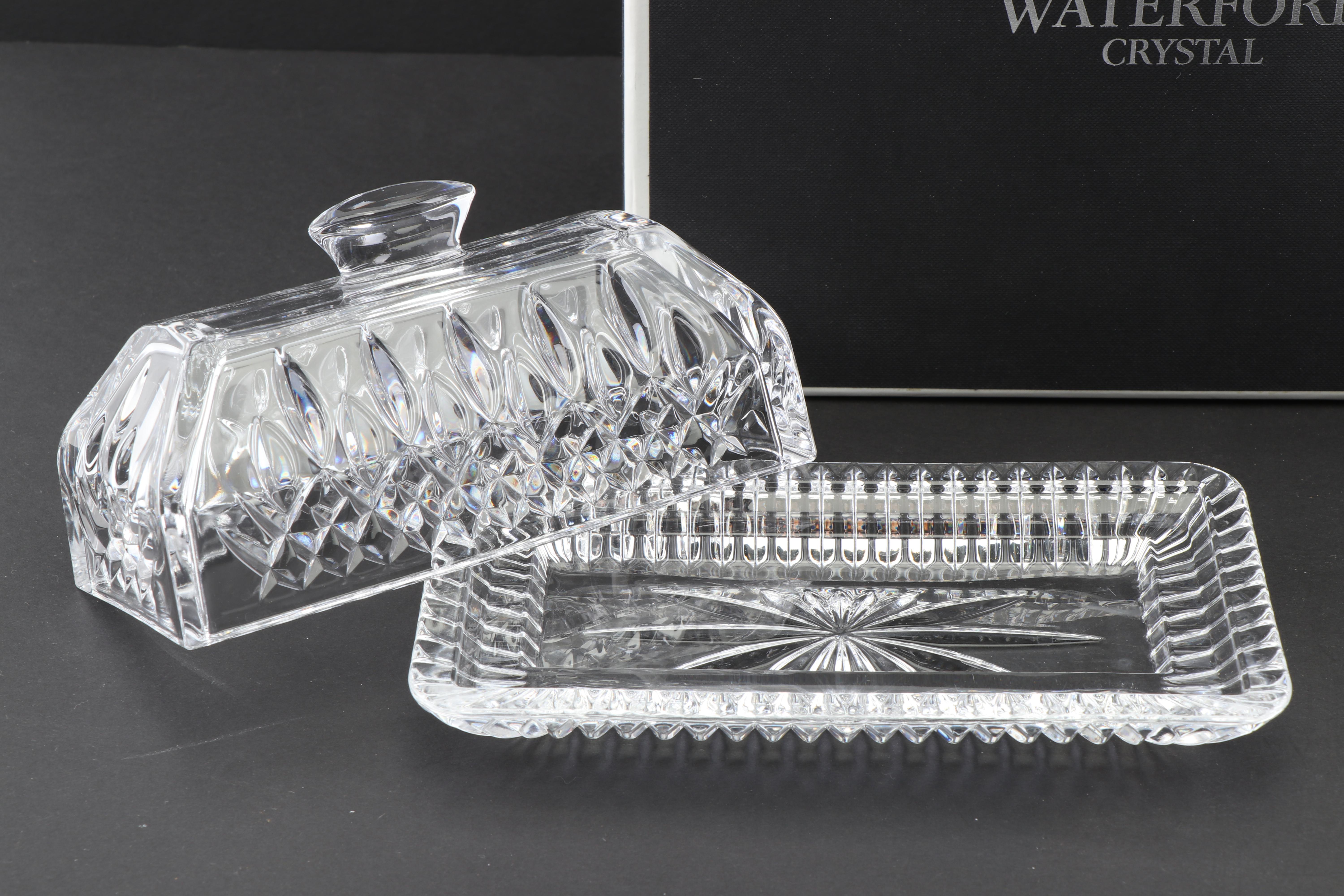 Waterford Crystal "Lismore" Celery Dish, Relish Dish, and Other Tableware
