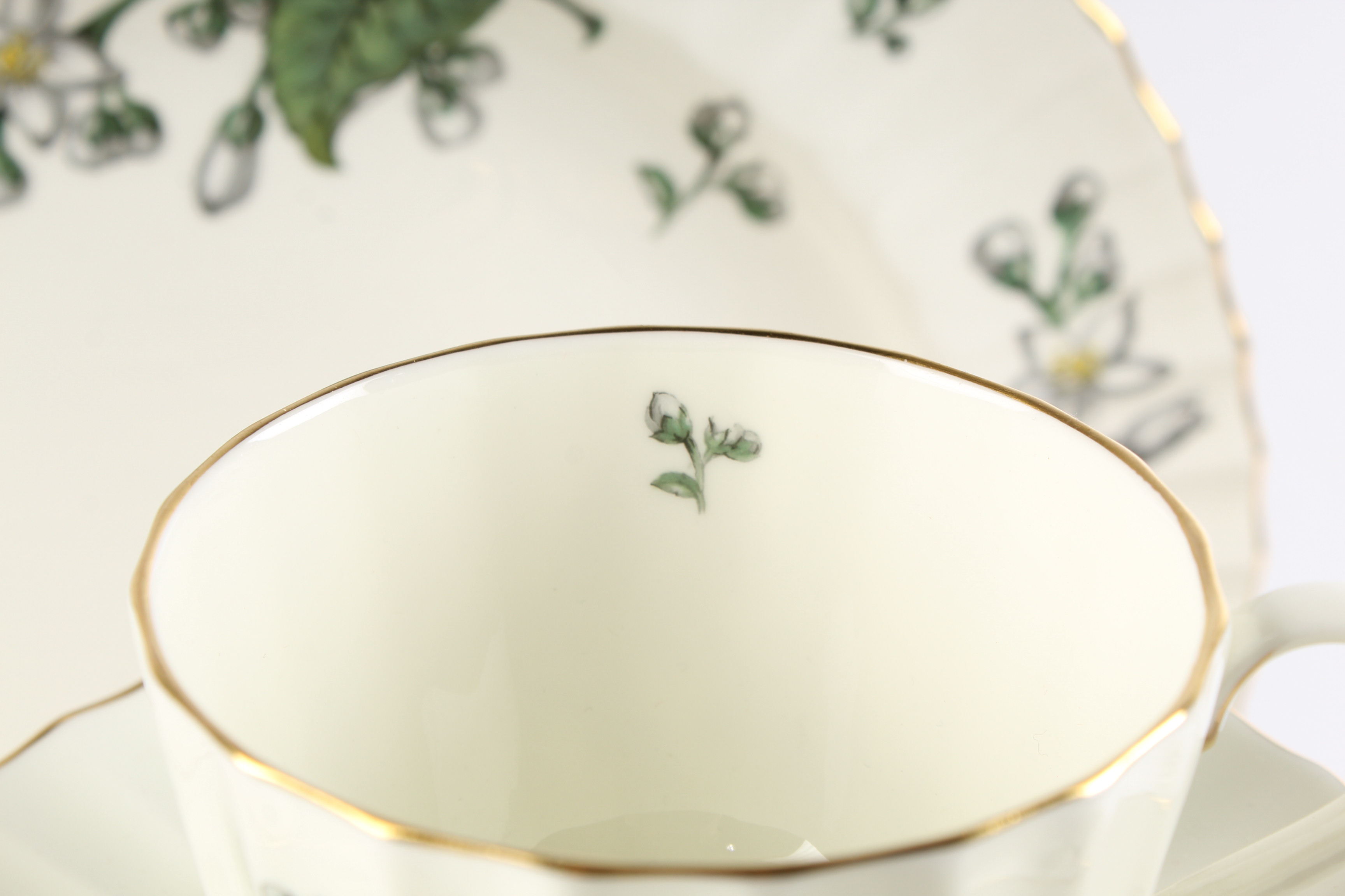 Royal Worcester "Valencia" Bone China Dinnerware, Mid-Century