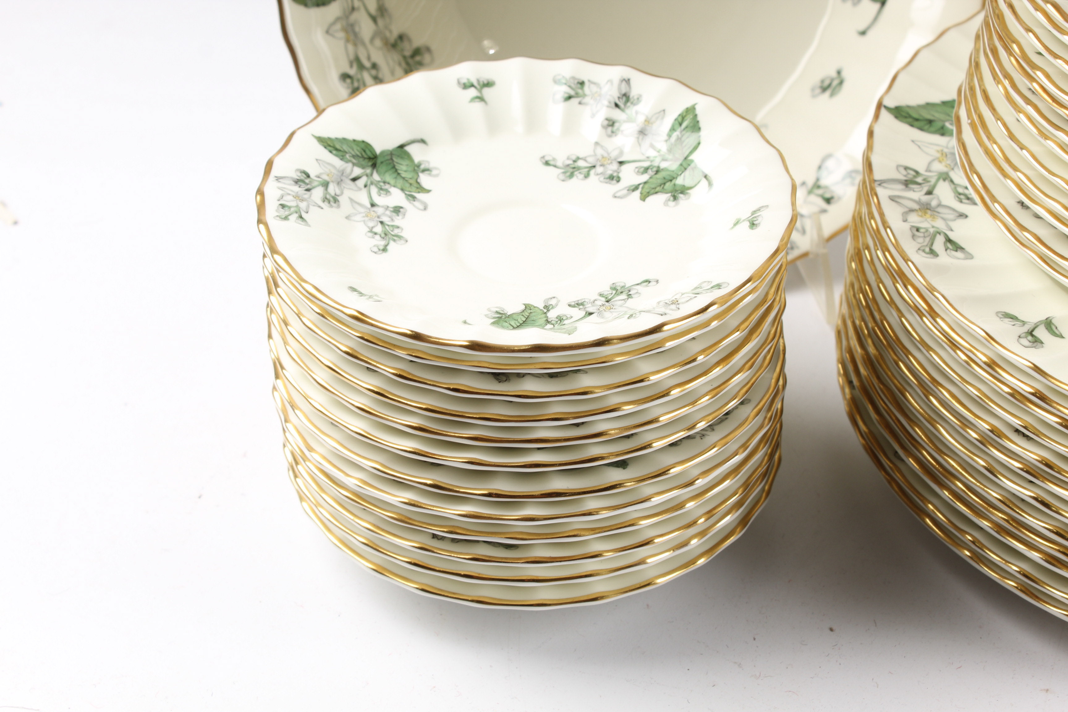 Royal Worcester "Valencia" Bone China Dinnerware, Mid-Century