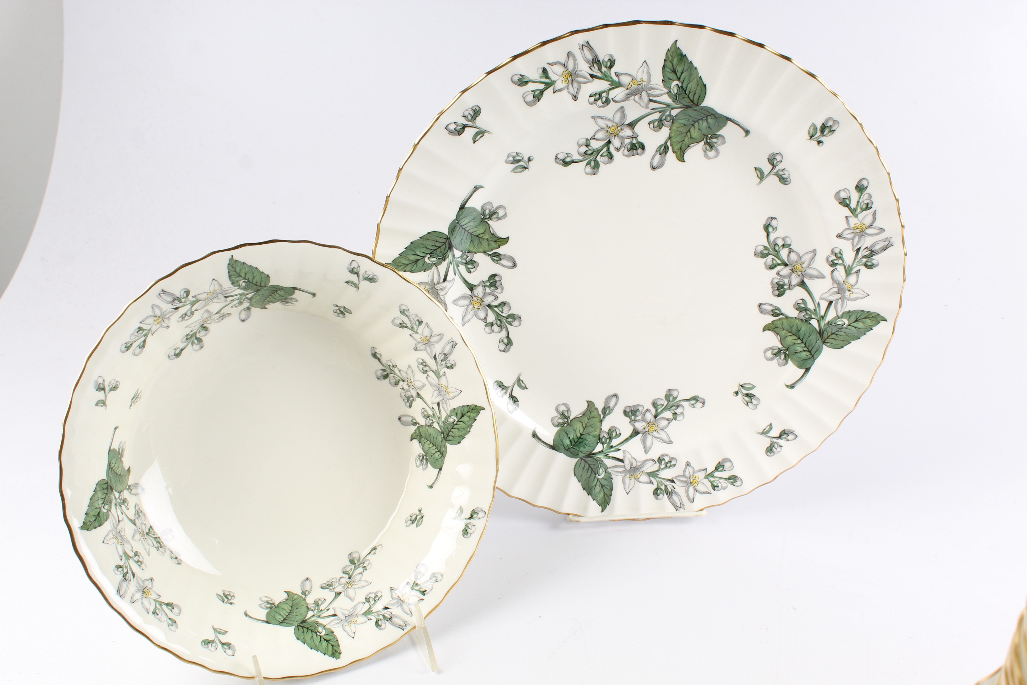 Royal Worcester "Valencia" Bone China Dinnerware, Mid-Century