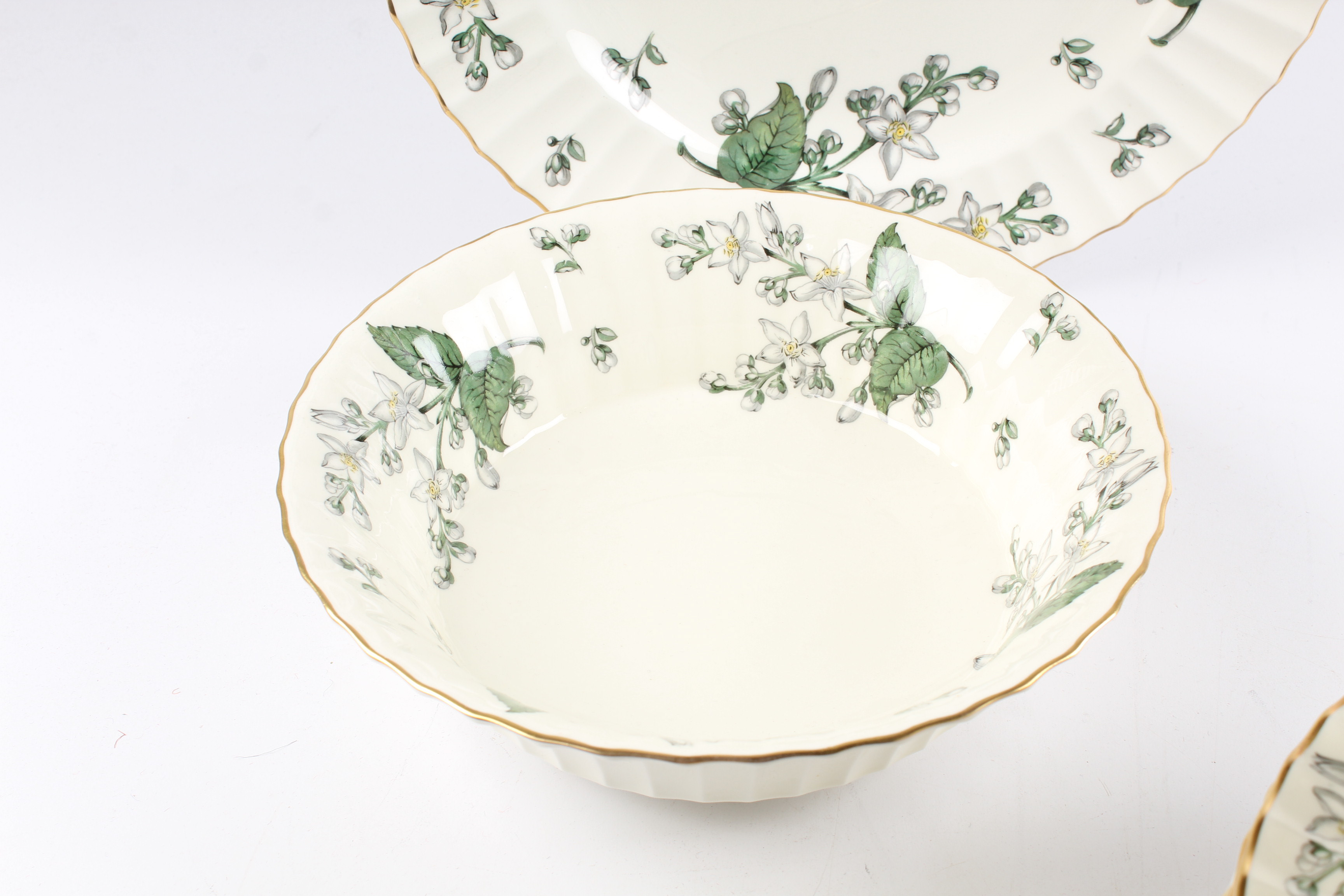Royal Worcester "Valencia" Bone China Dinnerware, Mid-Century