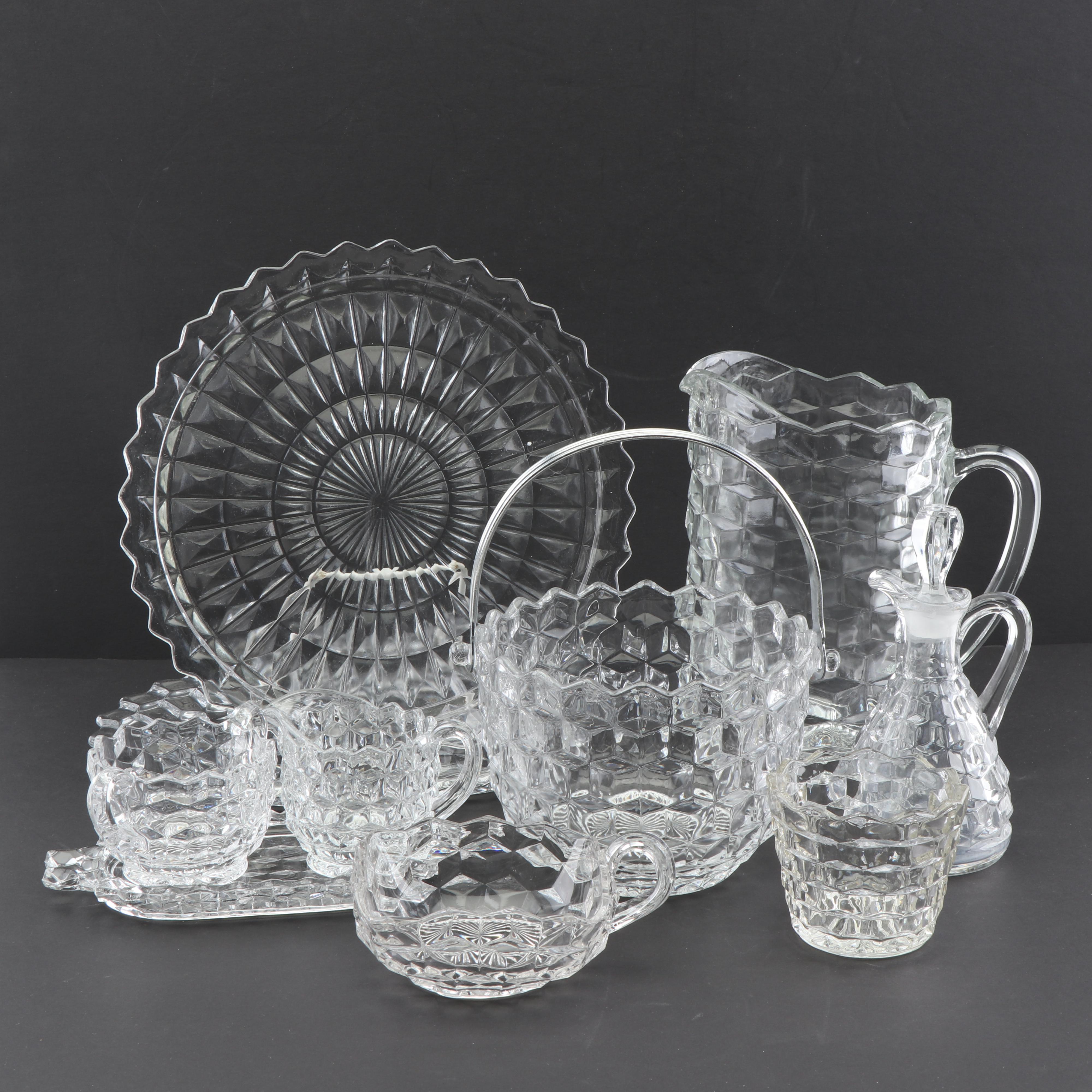 Fostoria "American Clear" Glass Serveware