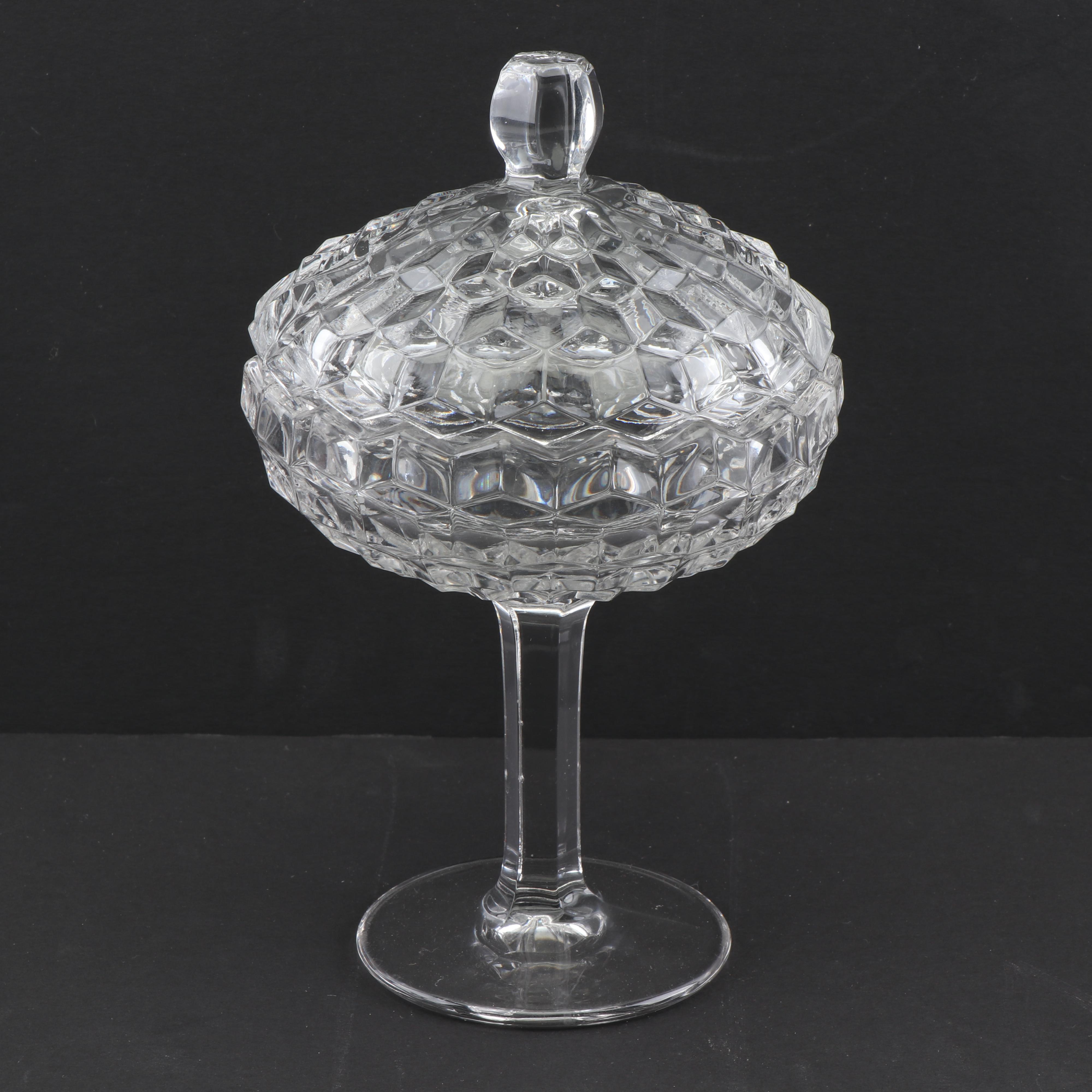 Fostoria "American Clear" Glass Serveware and Candlestick