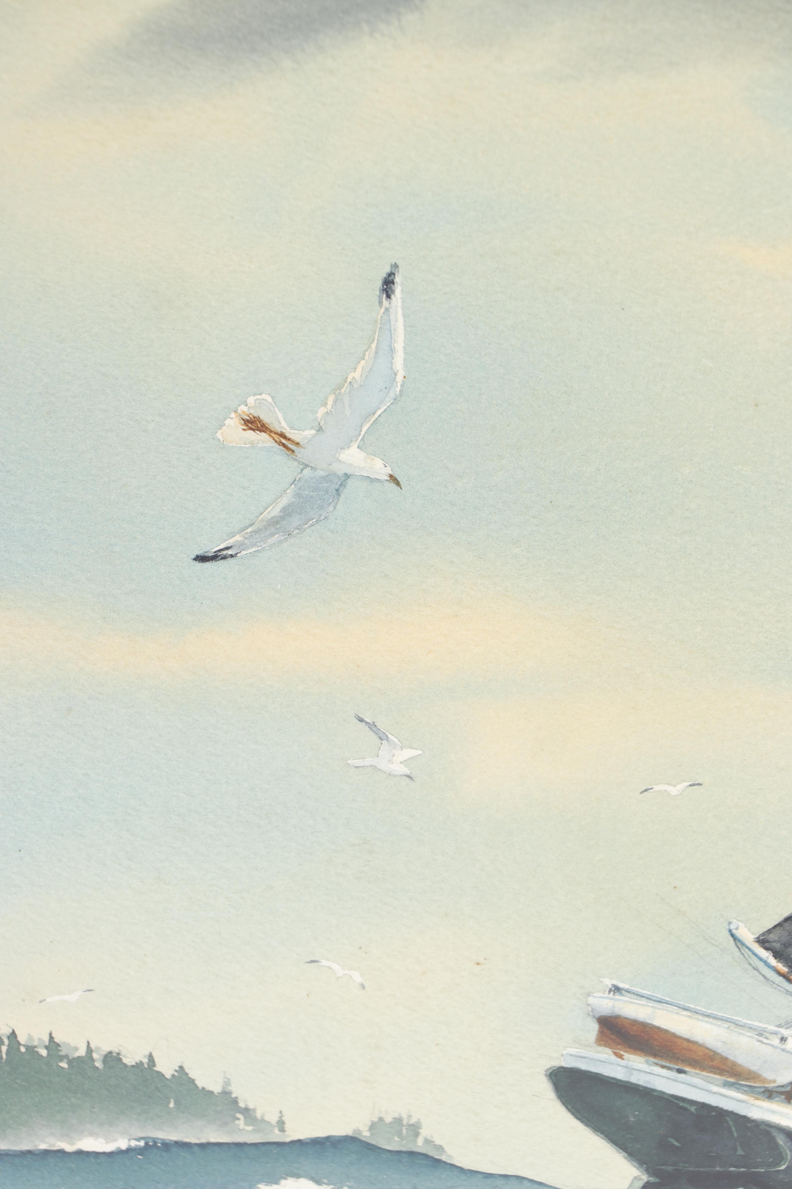 Earle G. Barlow Watercolor Painting