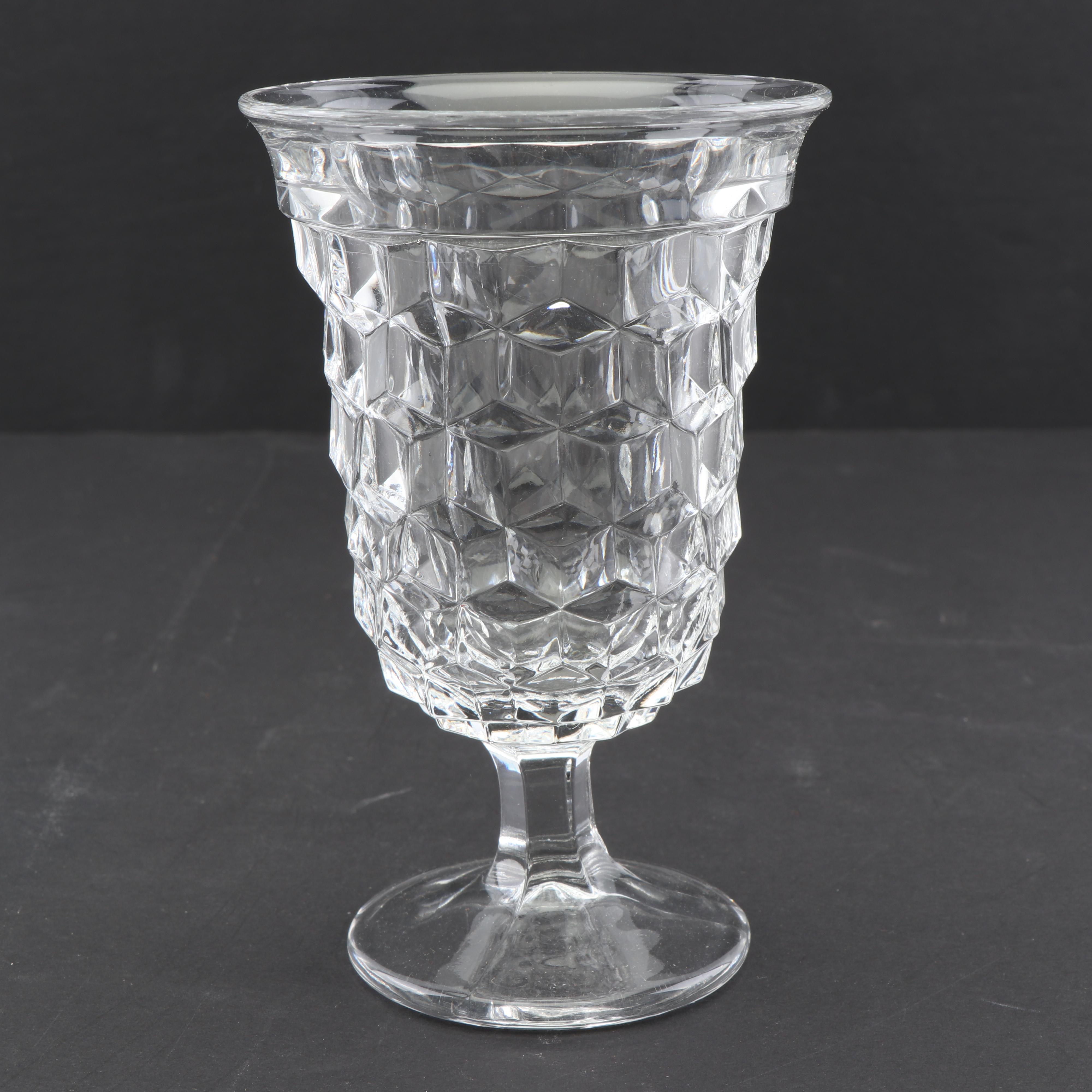 Fostoria "American Clear" Iced Tea Glasses and Water Goblets