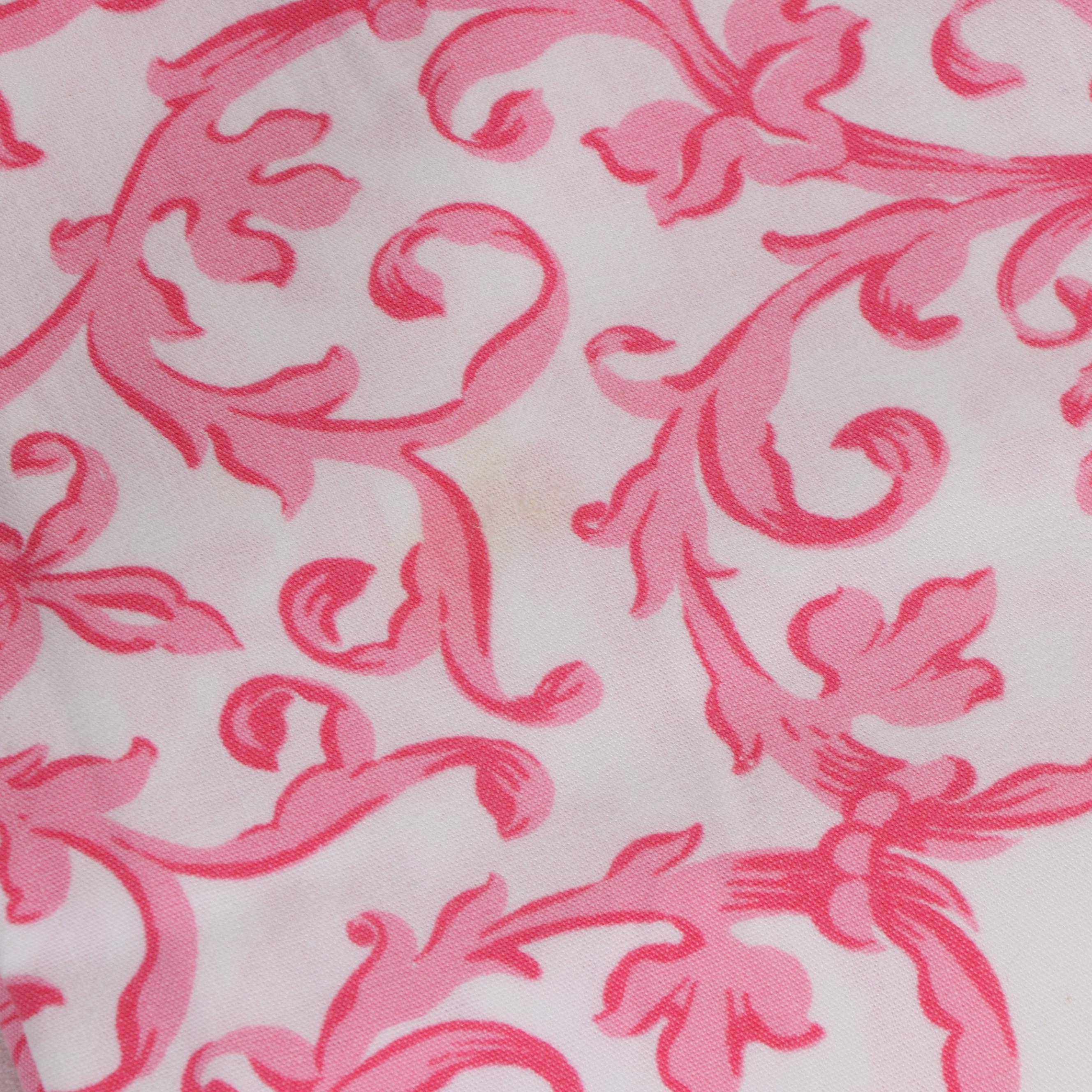 Printed Floral Table Linens, Mid-20th Century