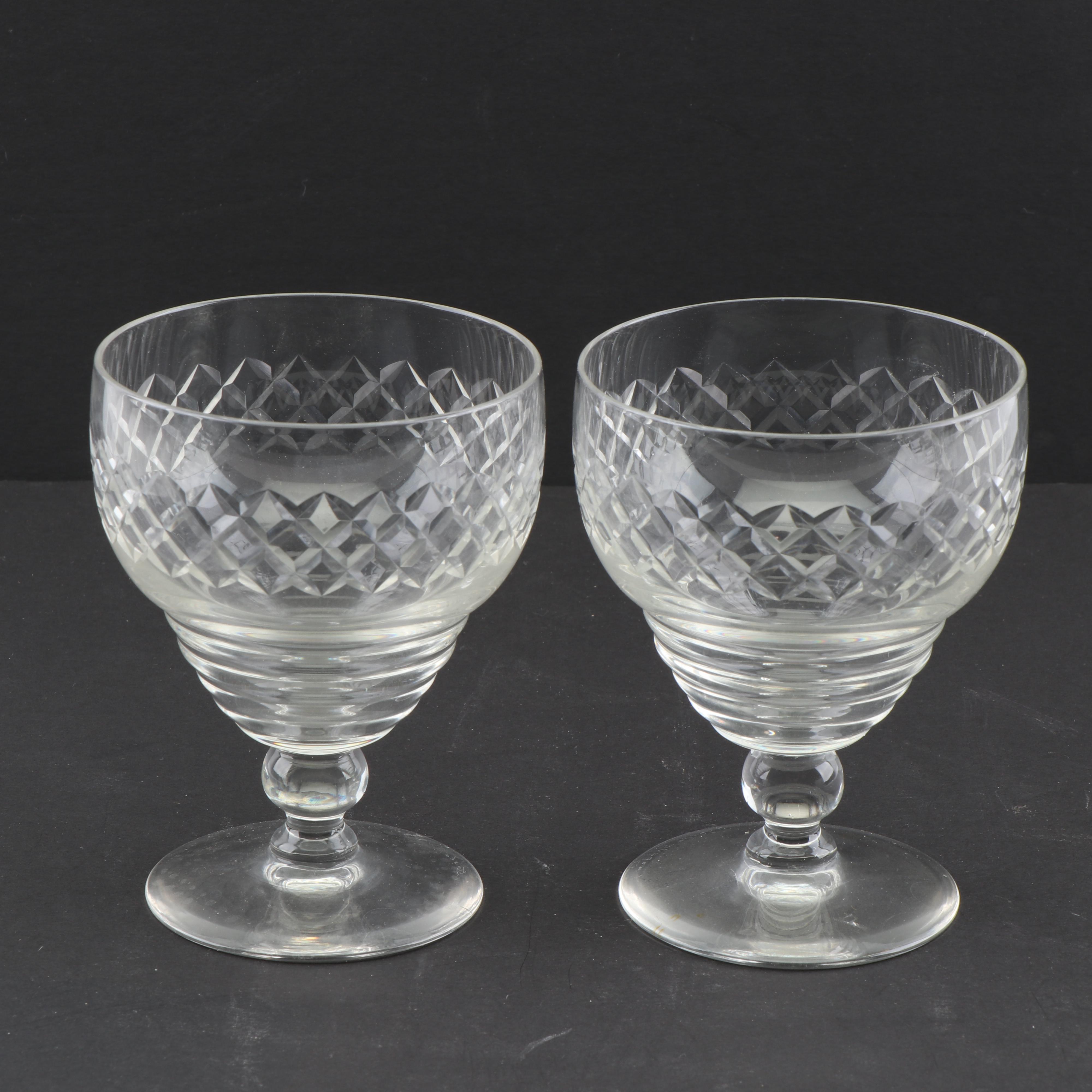 Crystal Tableware including Kosta "Rut Majestic" Luncheon Plates