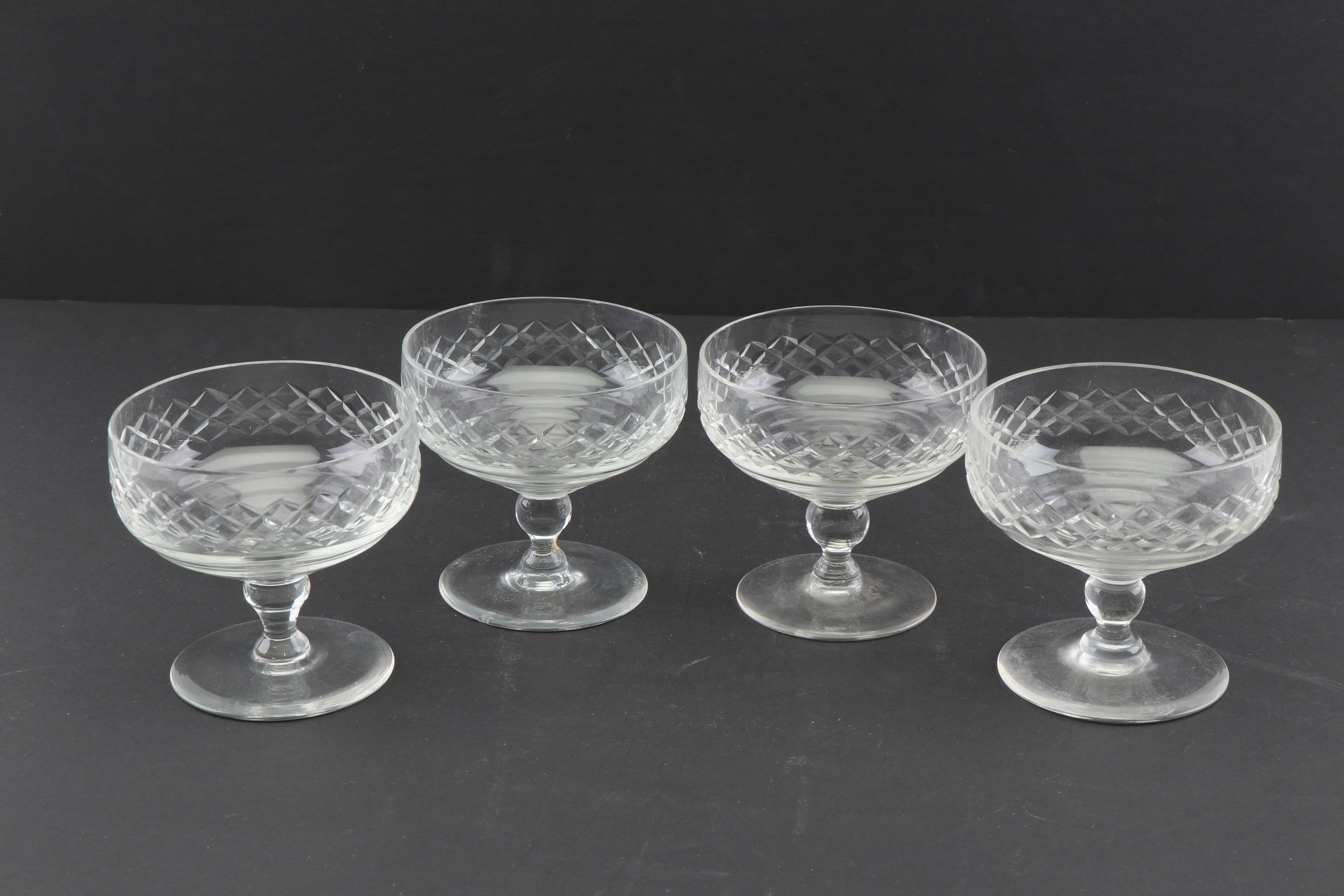 Crystal Tableware including Kosta "Rut Majestic" Luncheon Plates