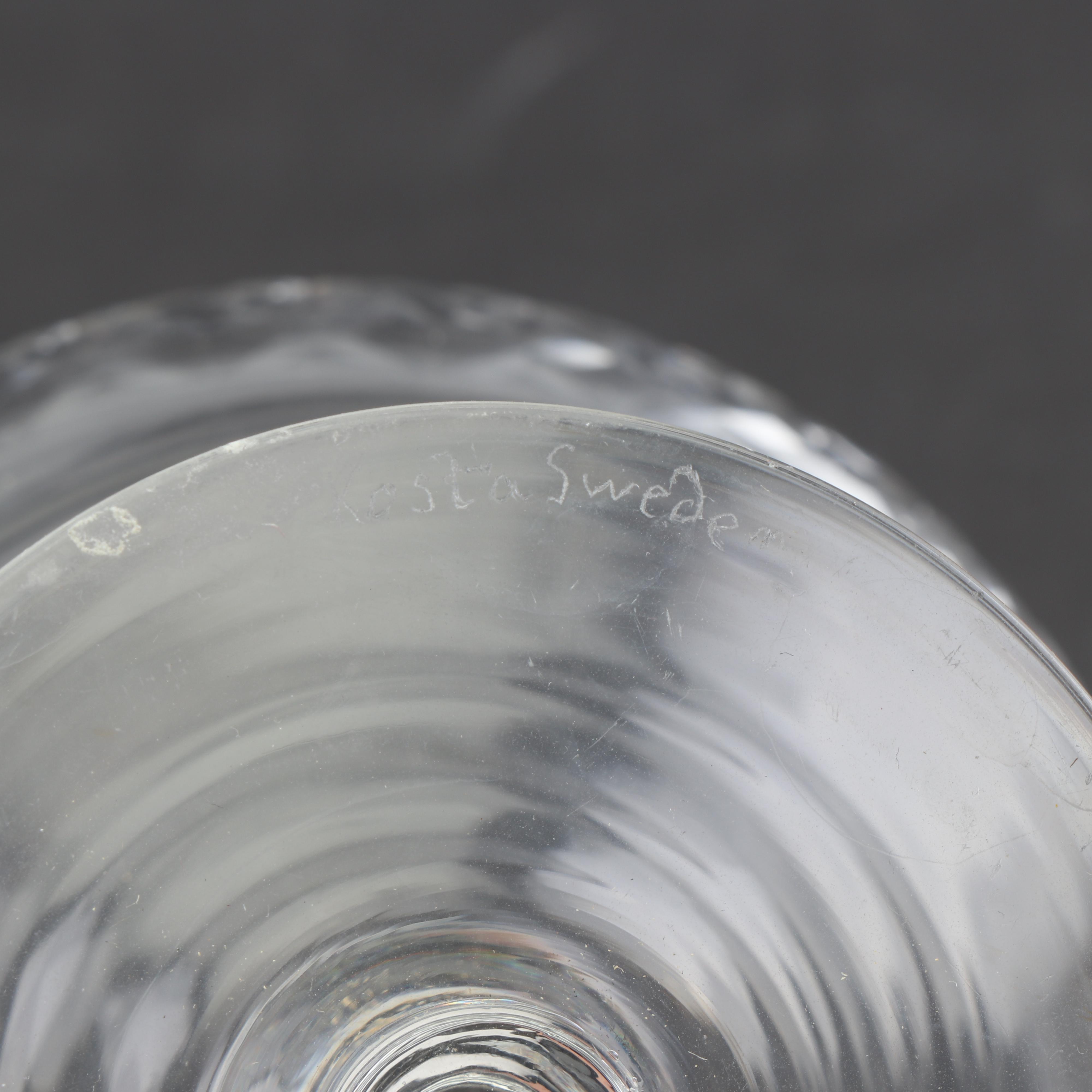 Crystal Tableware including Kosta "Rut Majestic" Luncheon Plates