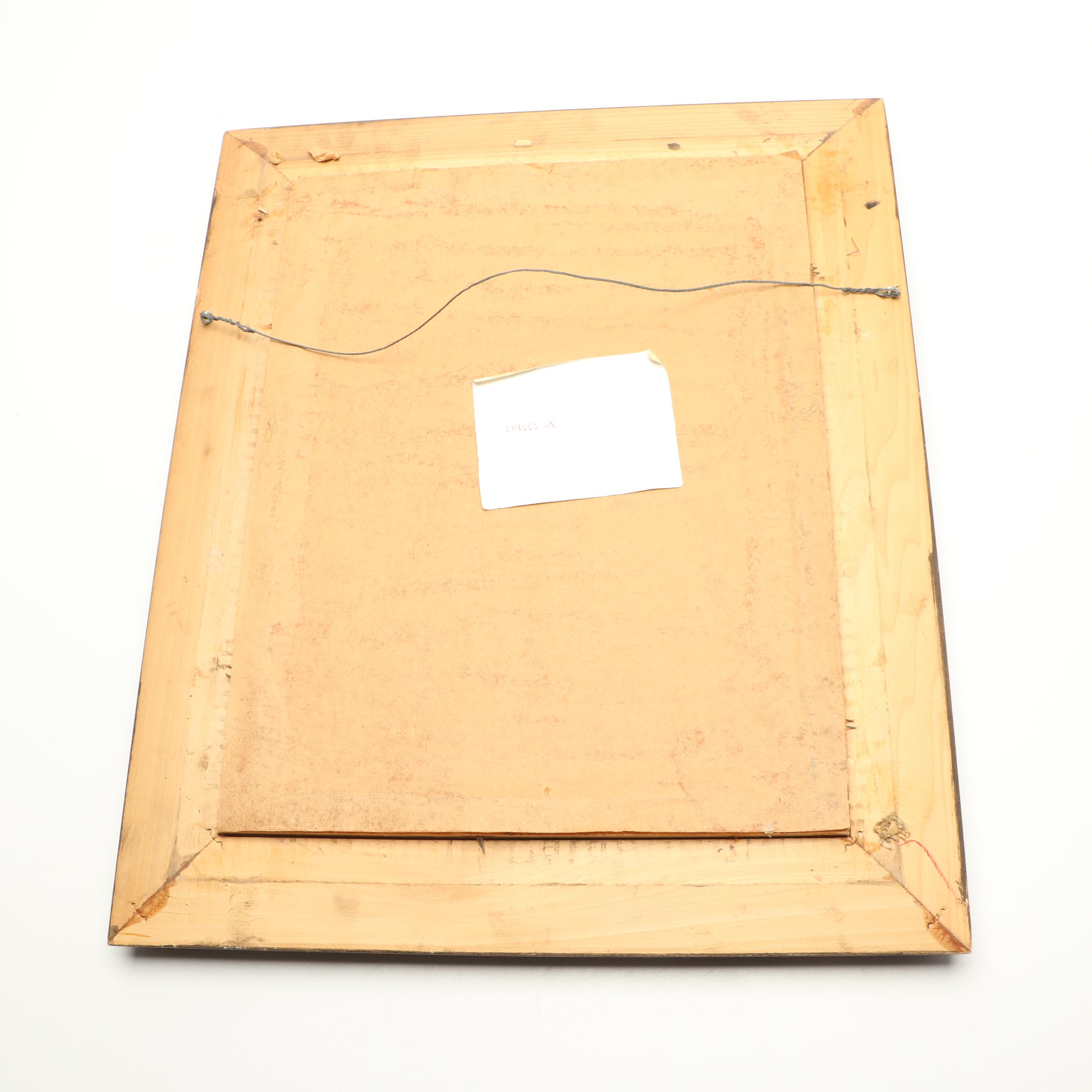 Marcello Trompe L'oeil Still Life Oil Painting