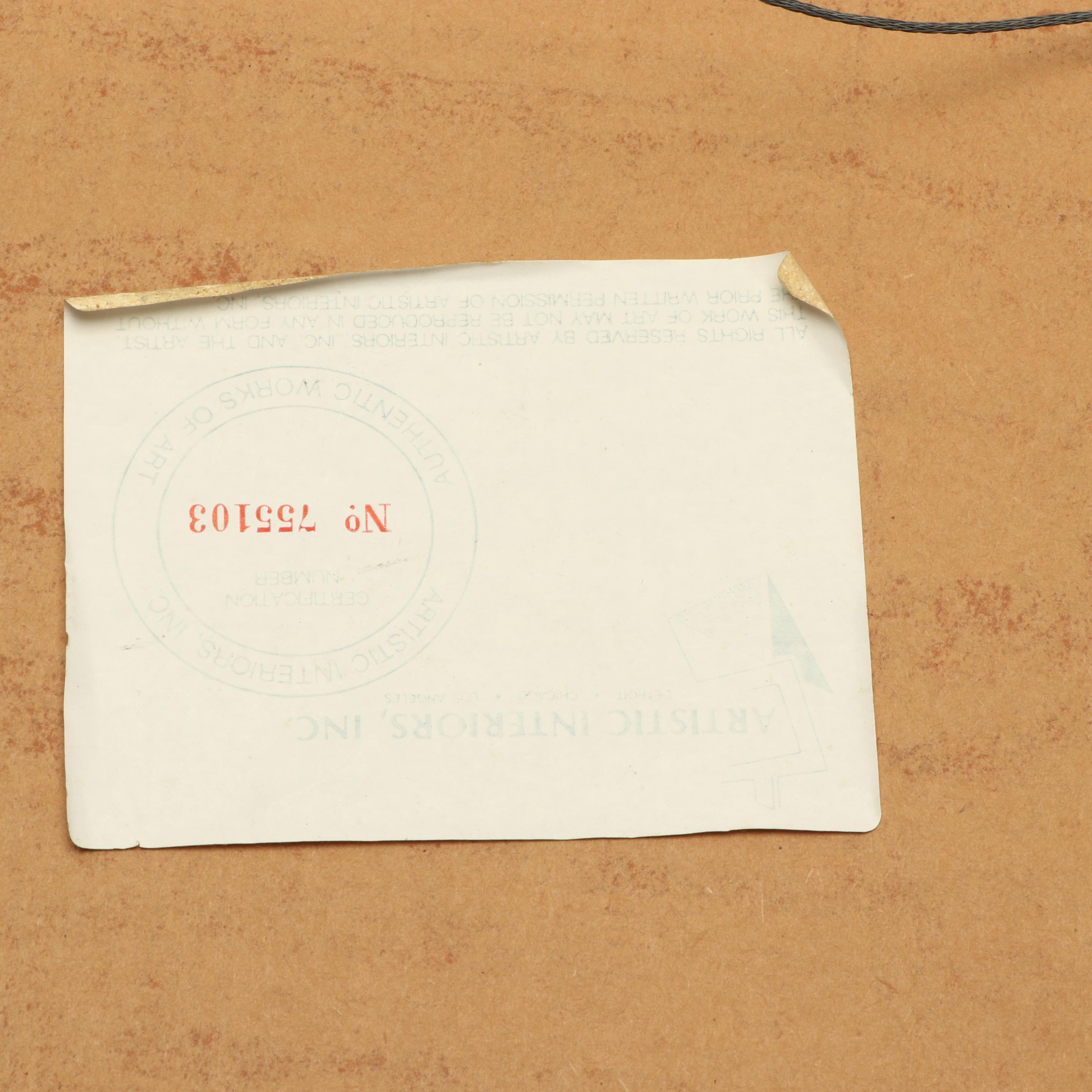 Marcello Trompe L'oeil Still Life Oil Painting