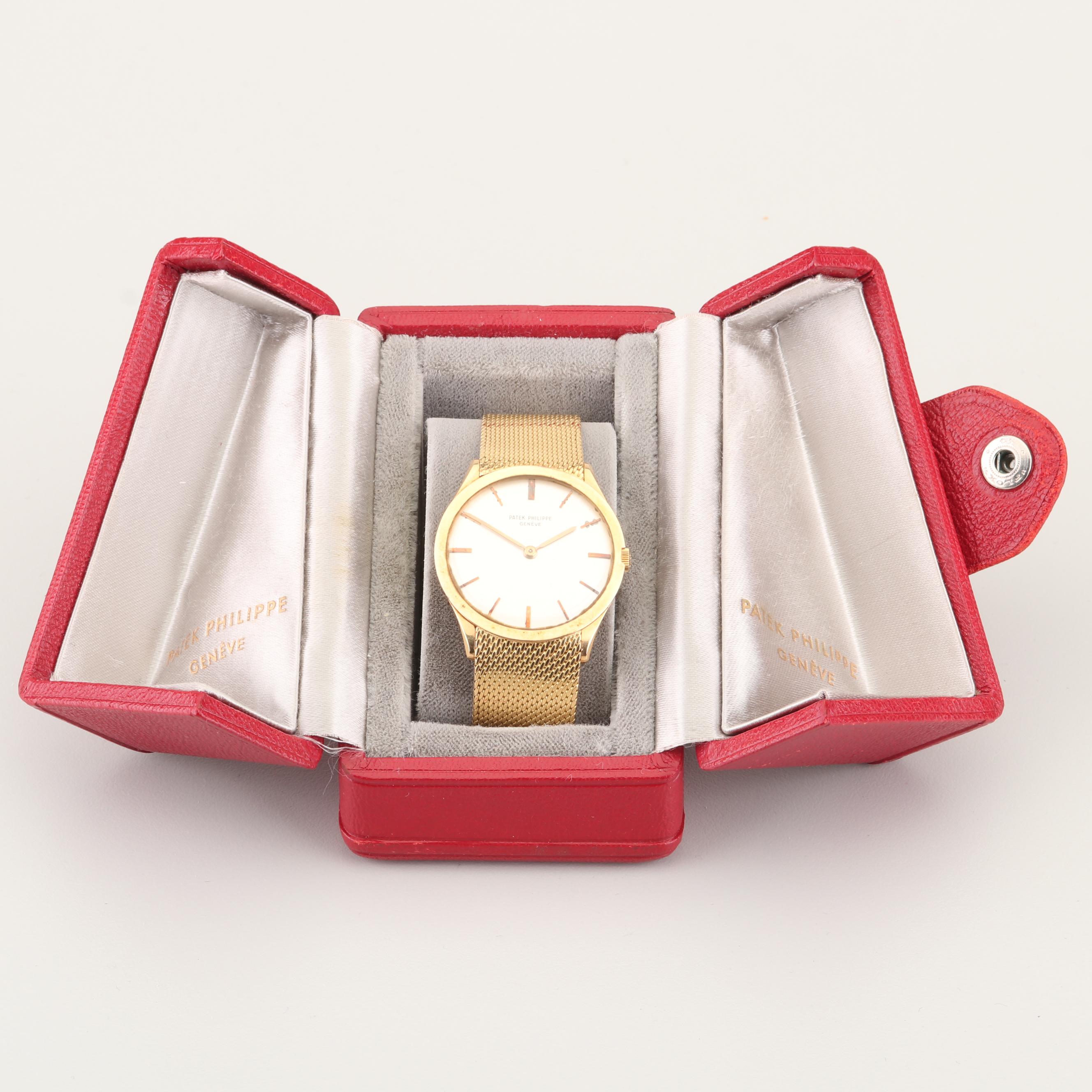 Patek Philippe Genève Swiss 18K Yellow Gold Watch