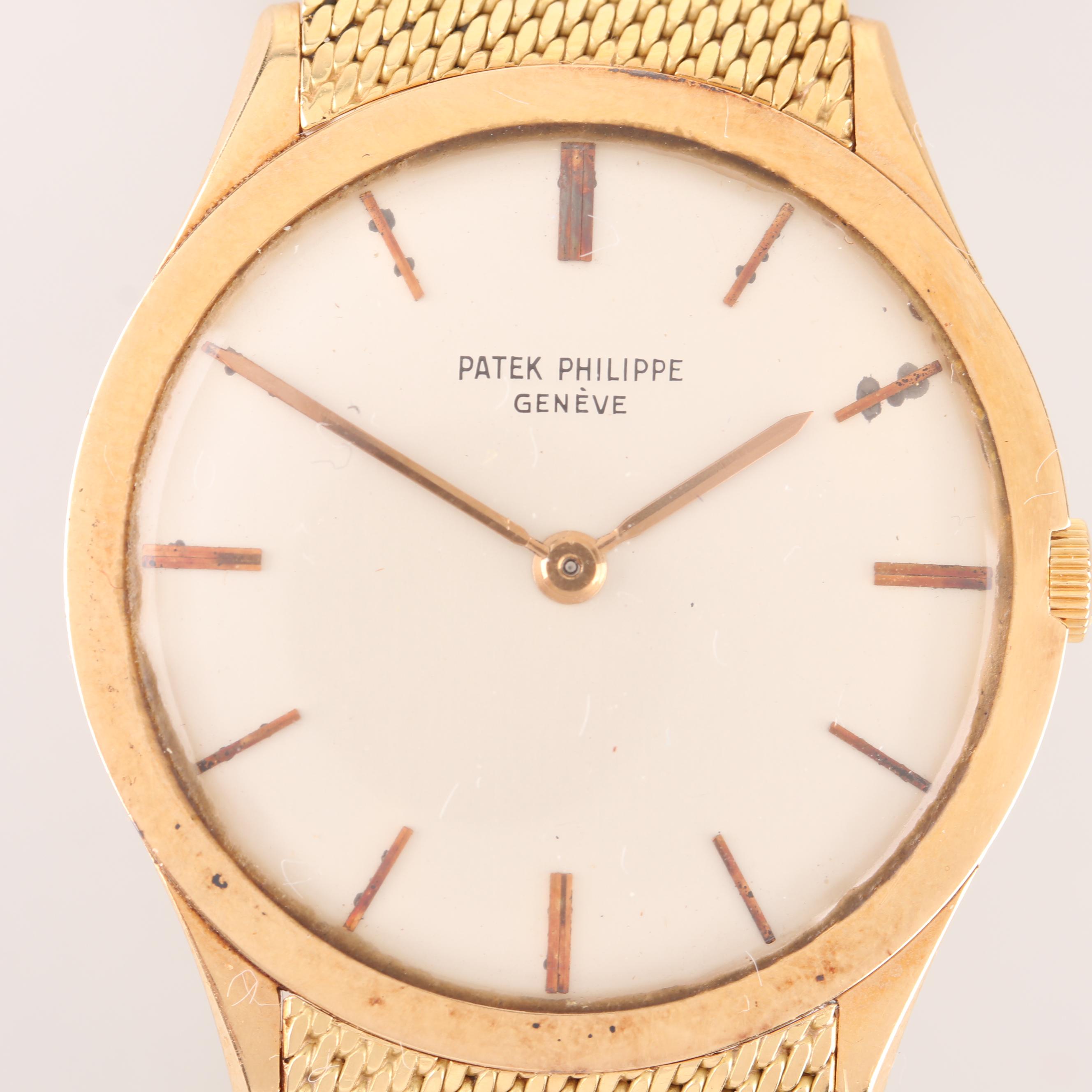 Patek Philippe Genève Swiss 18K Yellow Gold Watch