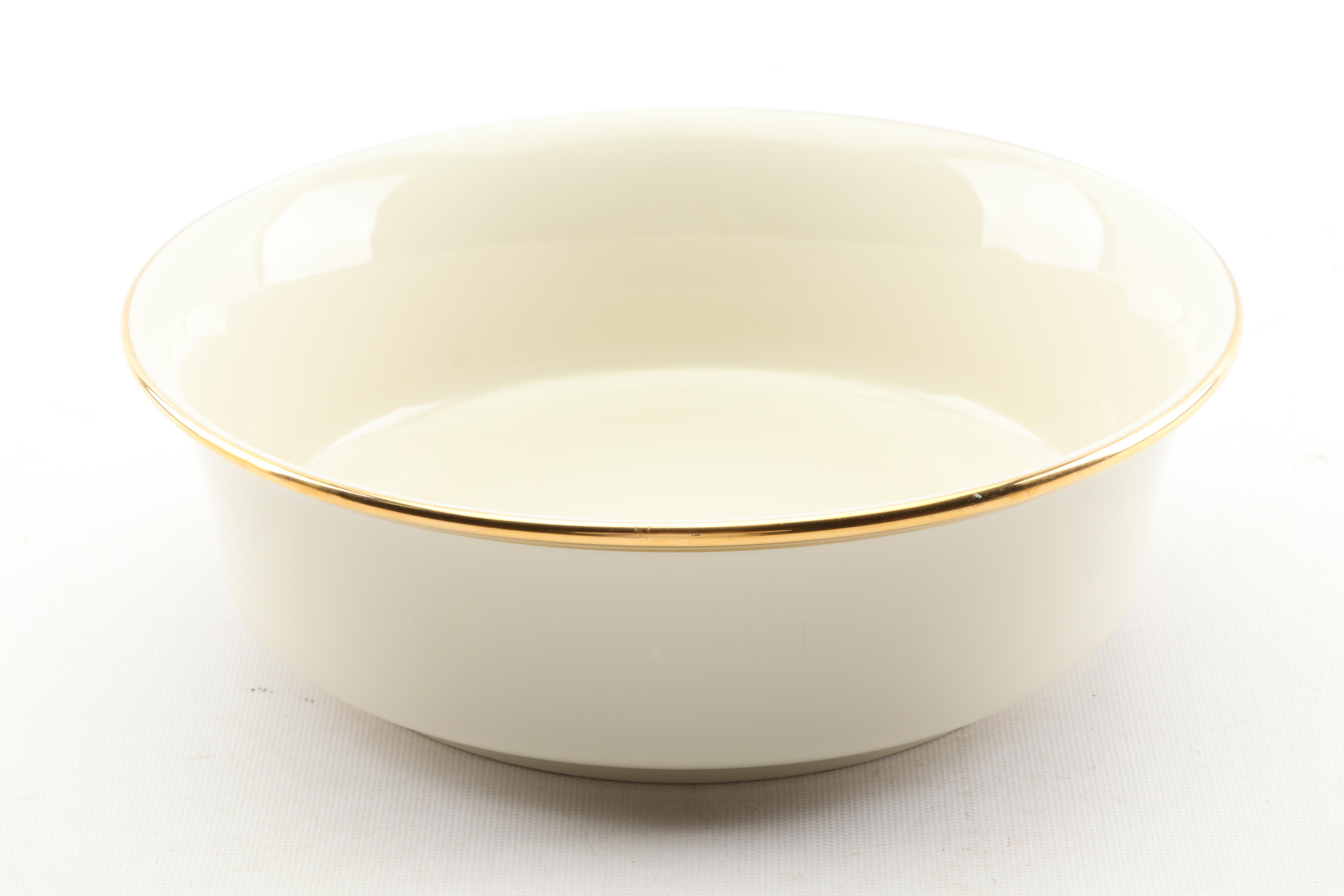 Lenox "Eternal" Porcelain Serveware and Salt and Pepper Mill Set