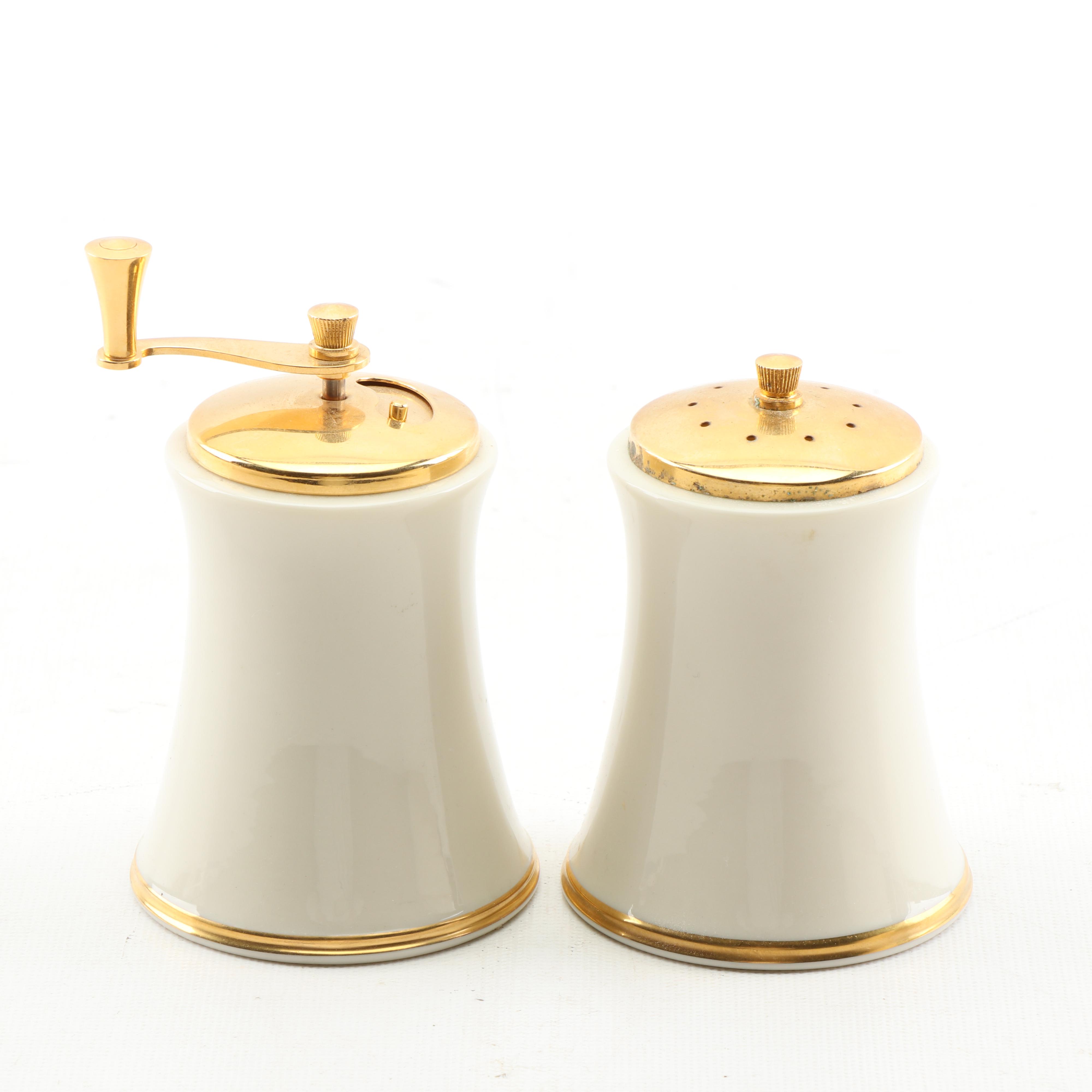 Lenox "Eternal" Porcelain Serveware and Salt and Pepper Mill Set