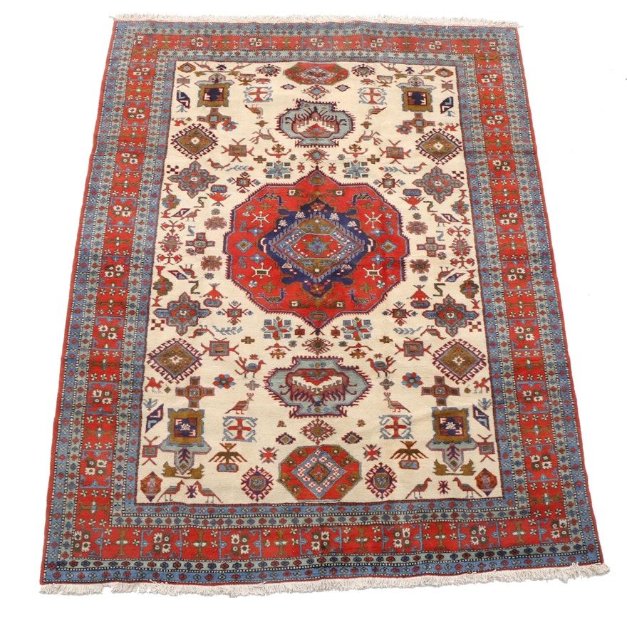 Hand-Knotted Persian Ardebil Room-Sized Rug