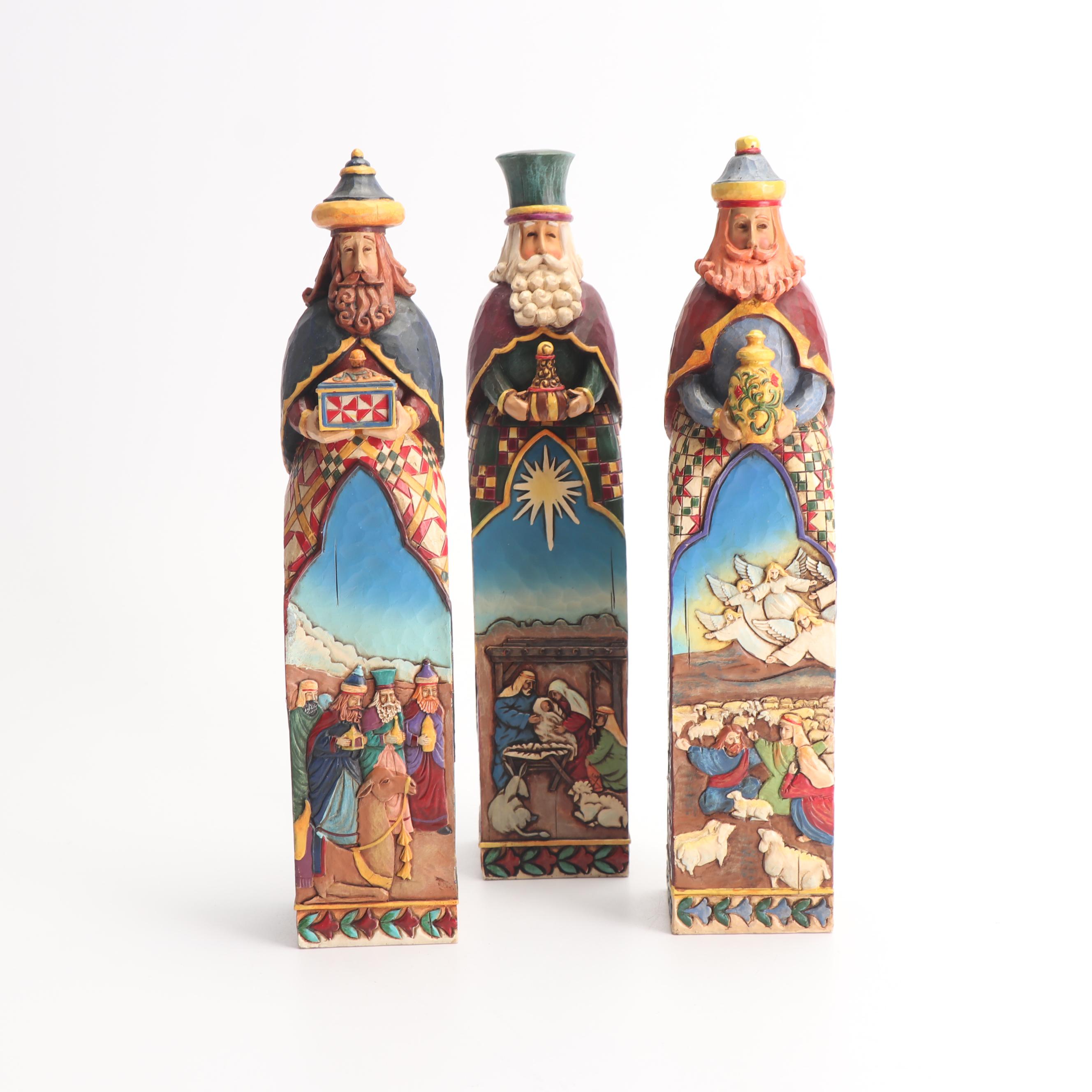 Jim Shore Heartwood Creek Three Wise Men Figurines
