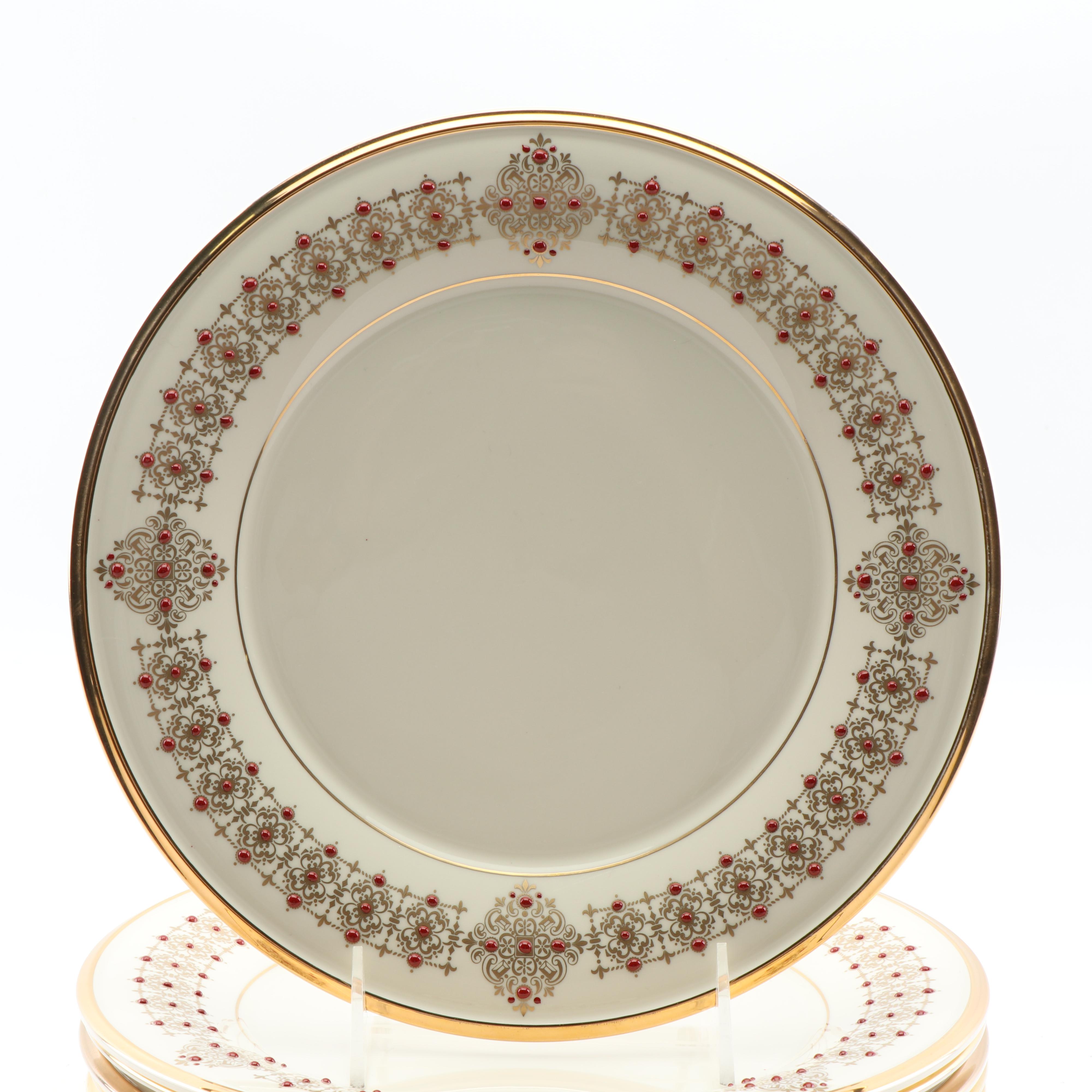 Lenox "Eternal" Fine Bone China Accent Luncheon Plates
