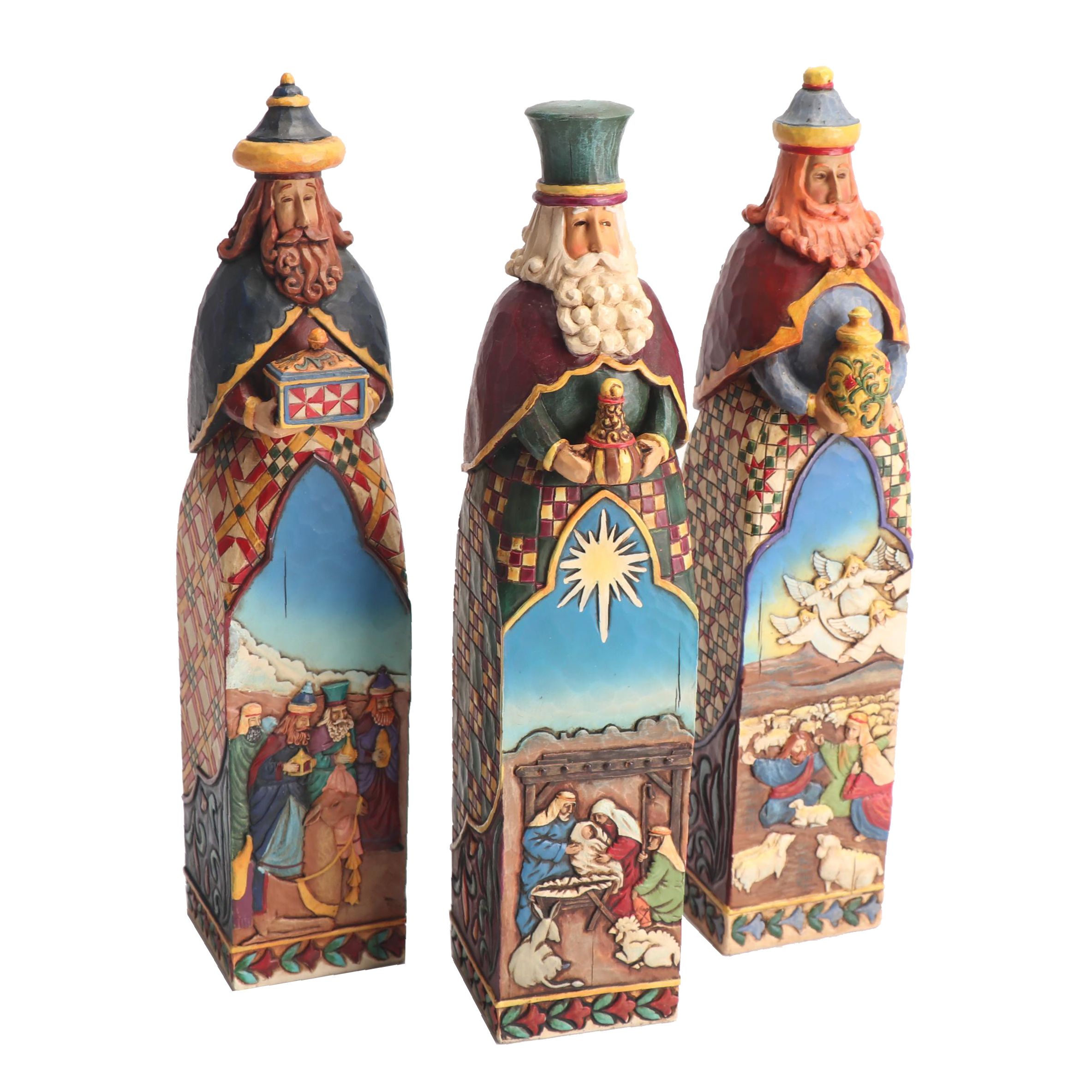 Jim Shore Heartwood Creek Three Wise Men Figurines