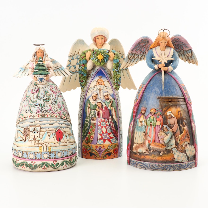 Jim Shore Heartwood Creek Angel Figurines