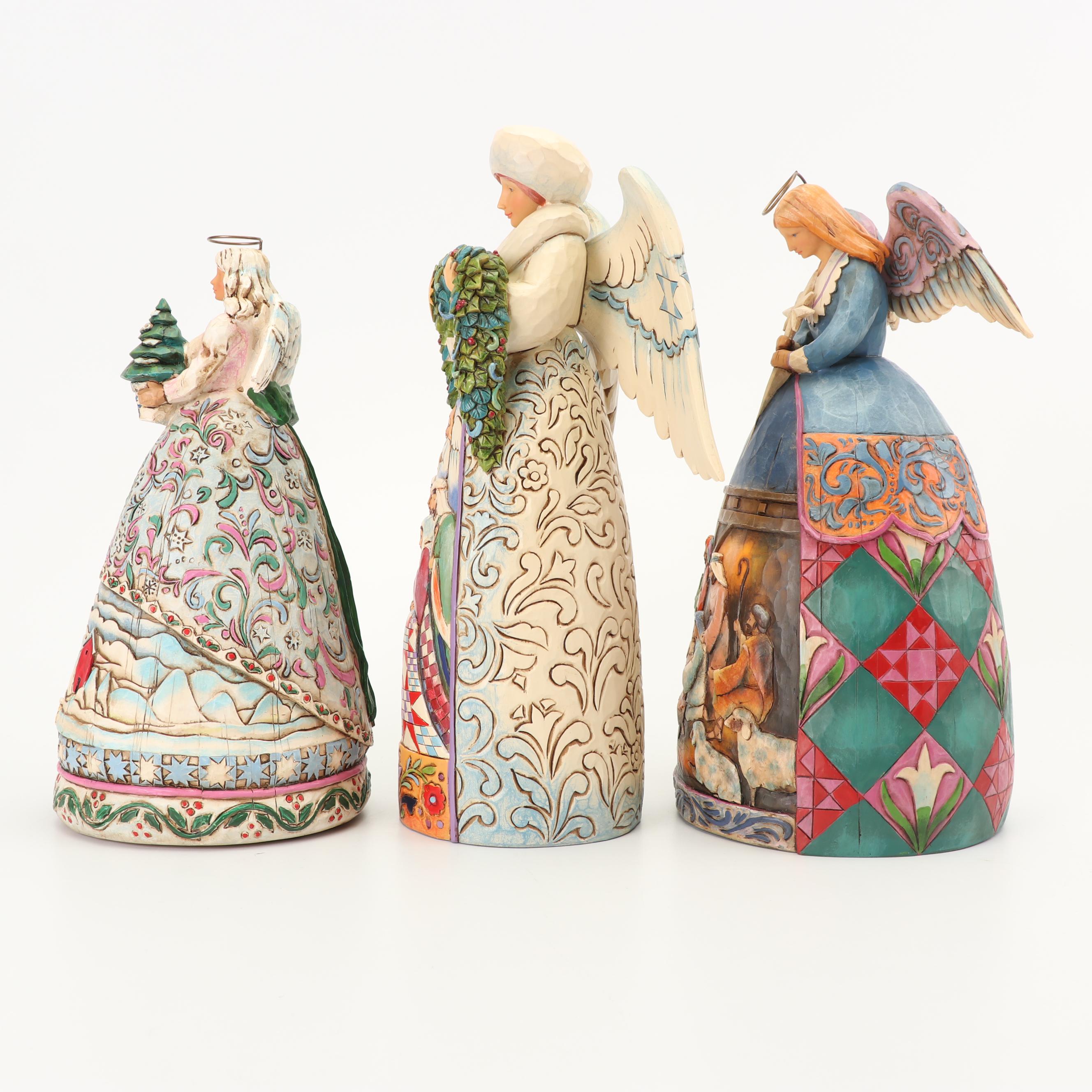 Jim Shore Heartwood Creek Angel Figurines